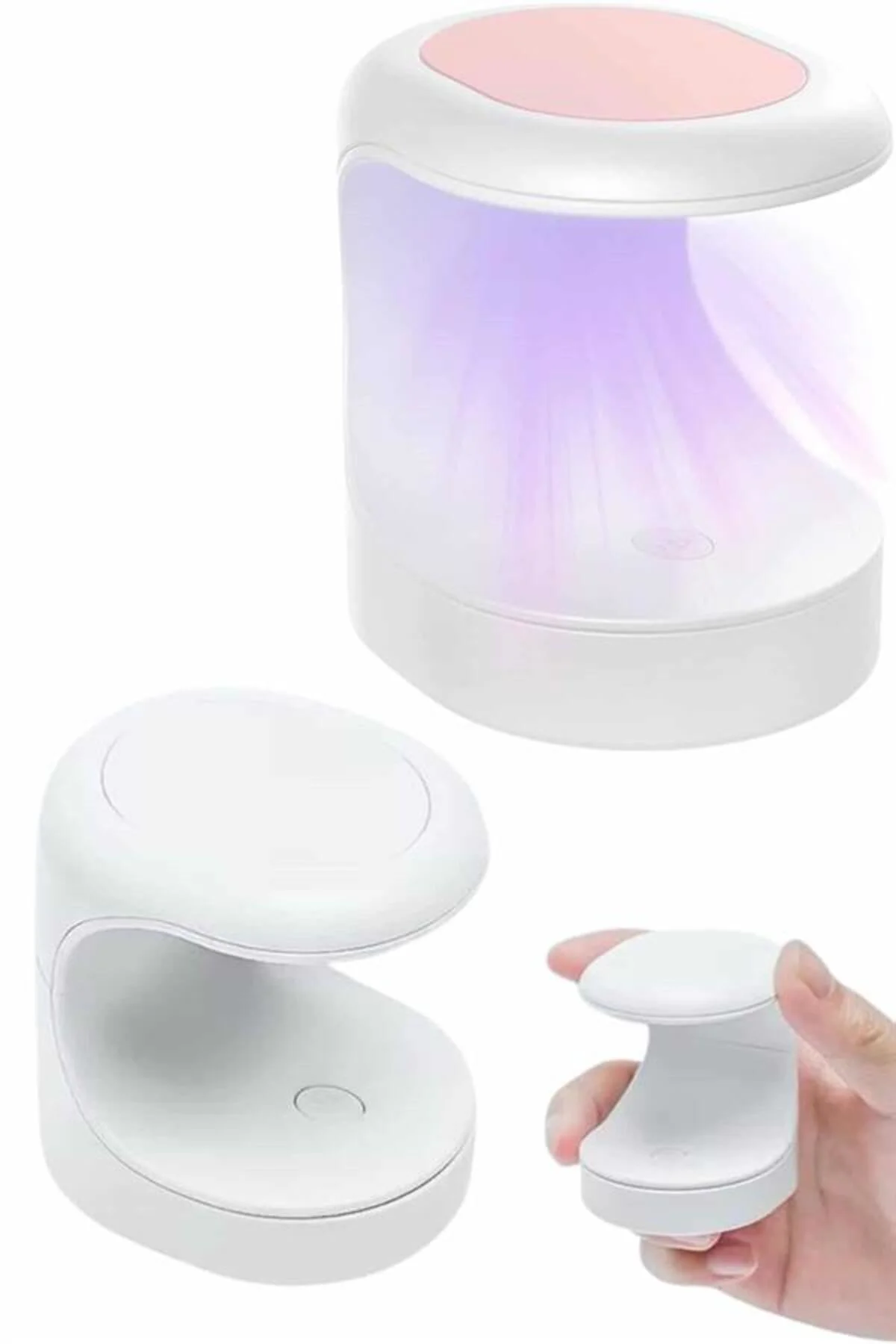 Kalıcı Oje Kurutucu Mini UV Işınlı Taşınabilir Hızlı ve Pratik Oj