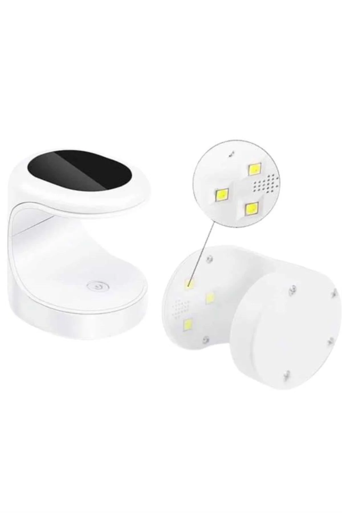 Kalıcı Oje Kurutucu Mini UV Işınlı Taşınabilir Hızlı ve Pratik Oj