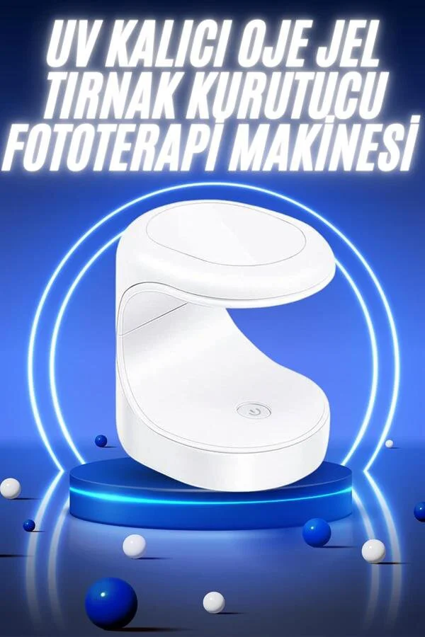 Kalıcı Oje Protez Tırnak UV LED Kurutucu - 16W Hızlı ve Taşınabilir Tırnak Kurutma Cihazı