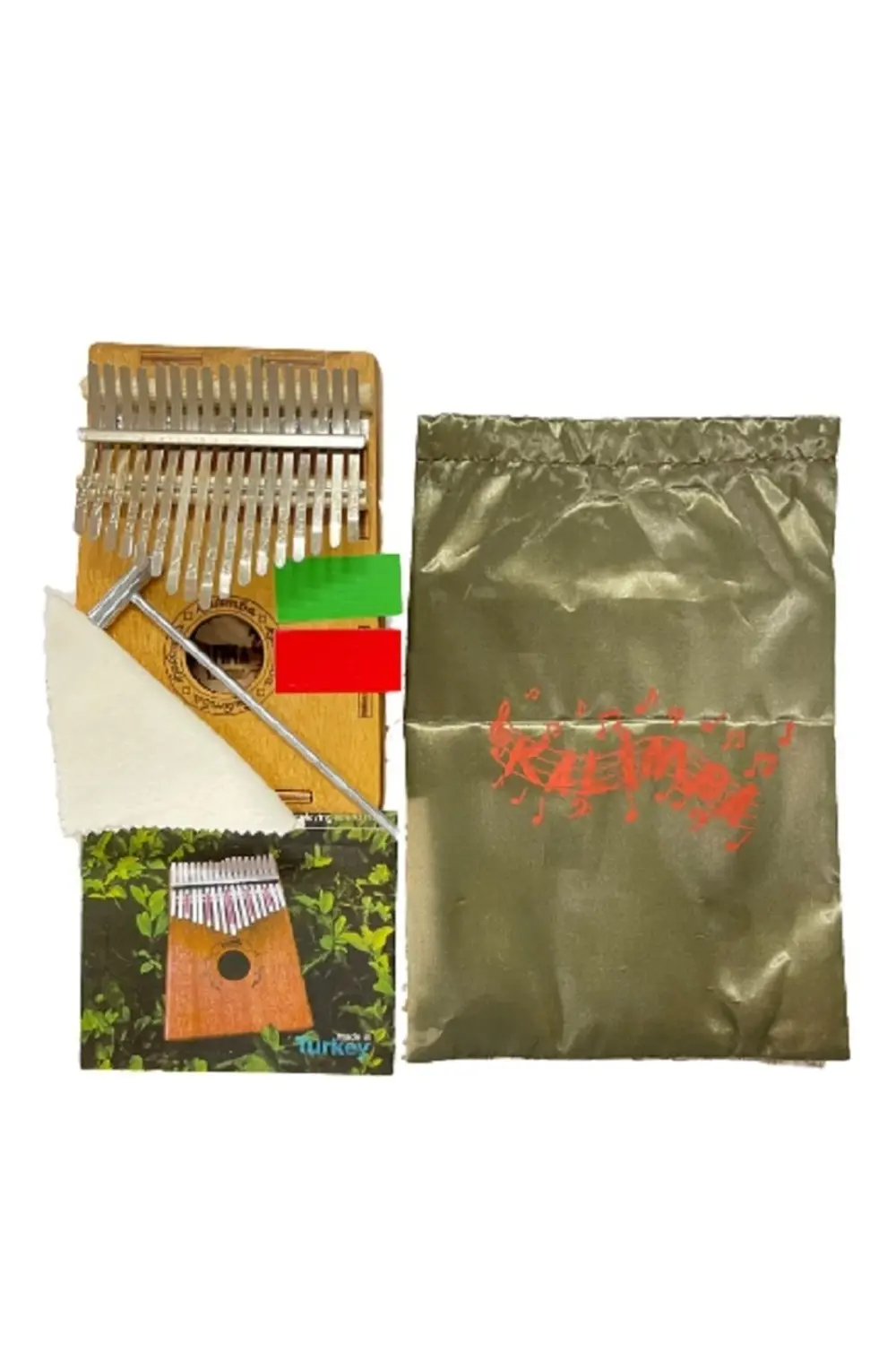 Kalimba 17 Tuşlu Üst Kalite Komple Set