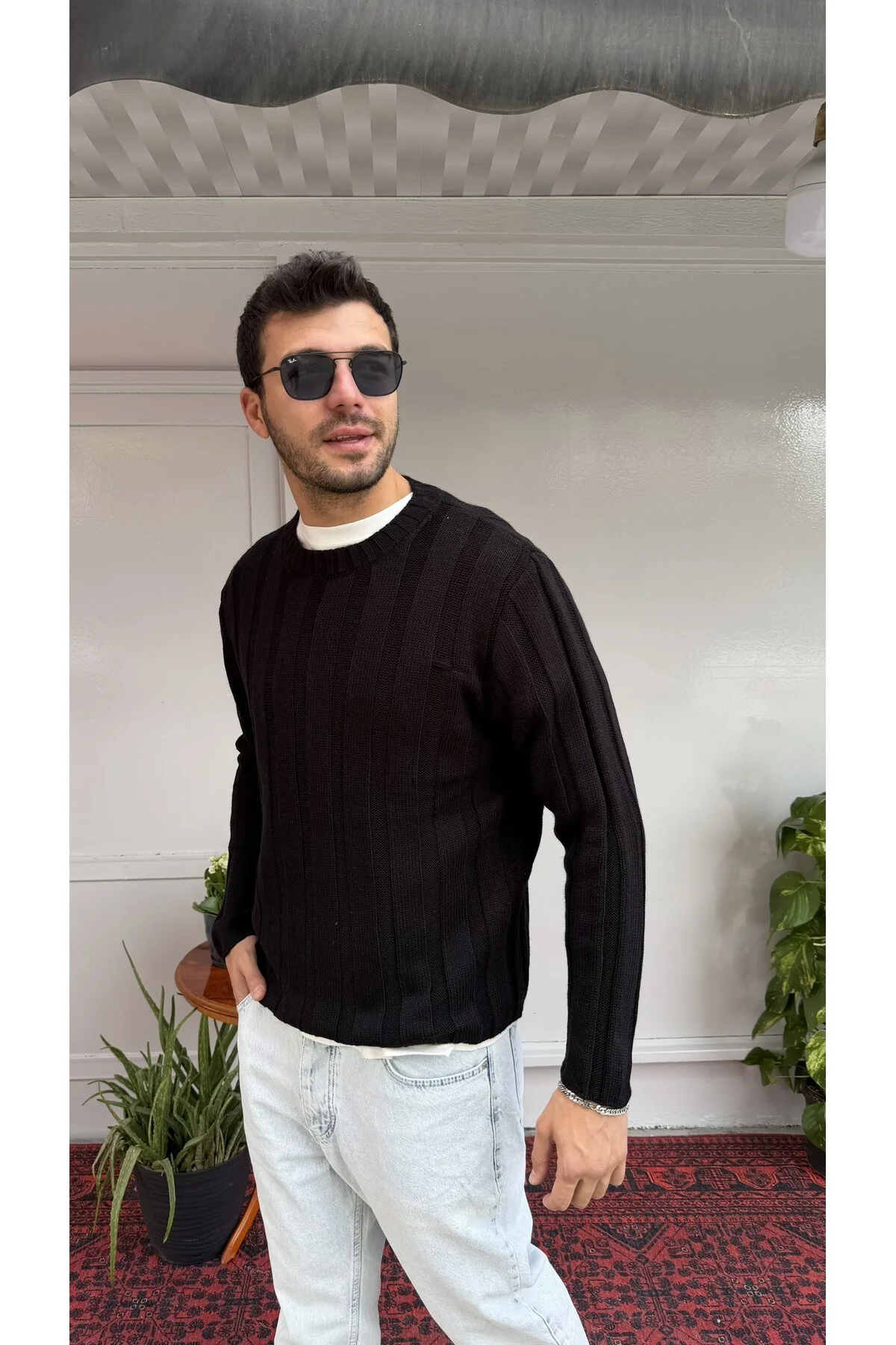Kalın Çizgi Triko