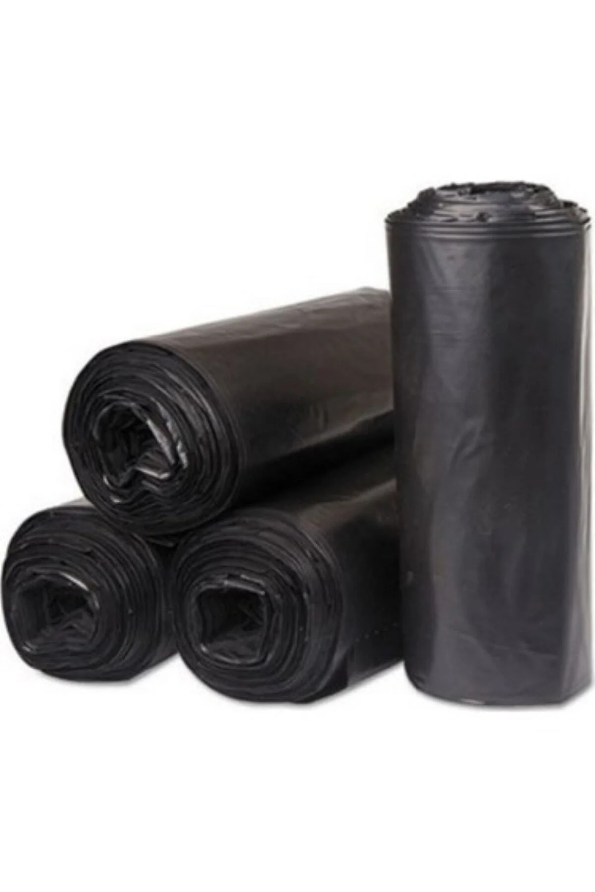 Kalın Çöp Torbası 300 gr X 5 Rulo Siyah Çöp Poşeti 80x110 Cm Jumb