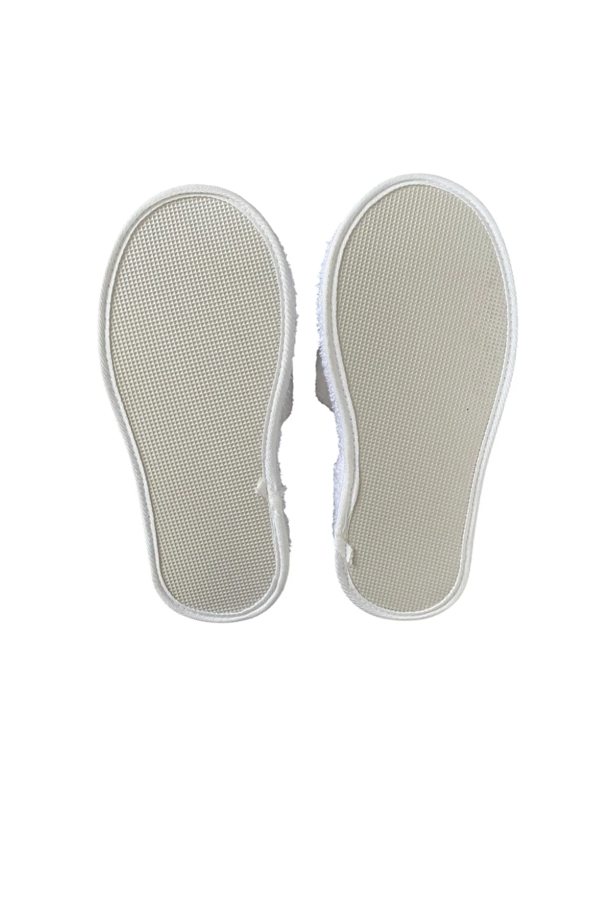 Kalın Kaymaz Taban Havlu Banyo Ev Otel Spa Lohusa Terliği Beyaz K