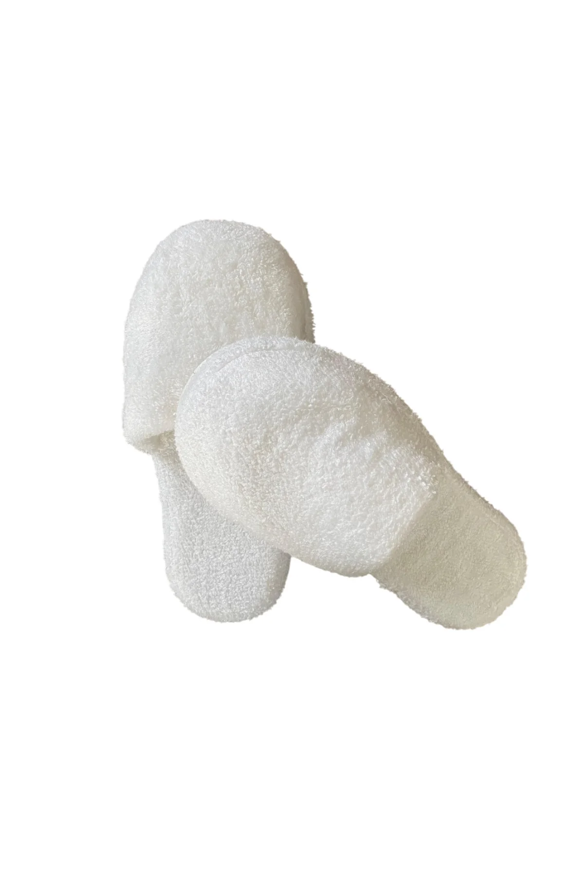 Kalın Kaymaz Taban Havlu Banyo Ev Otel Spa Lohusa Terliği Beyaz K