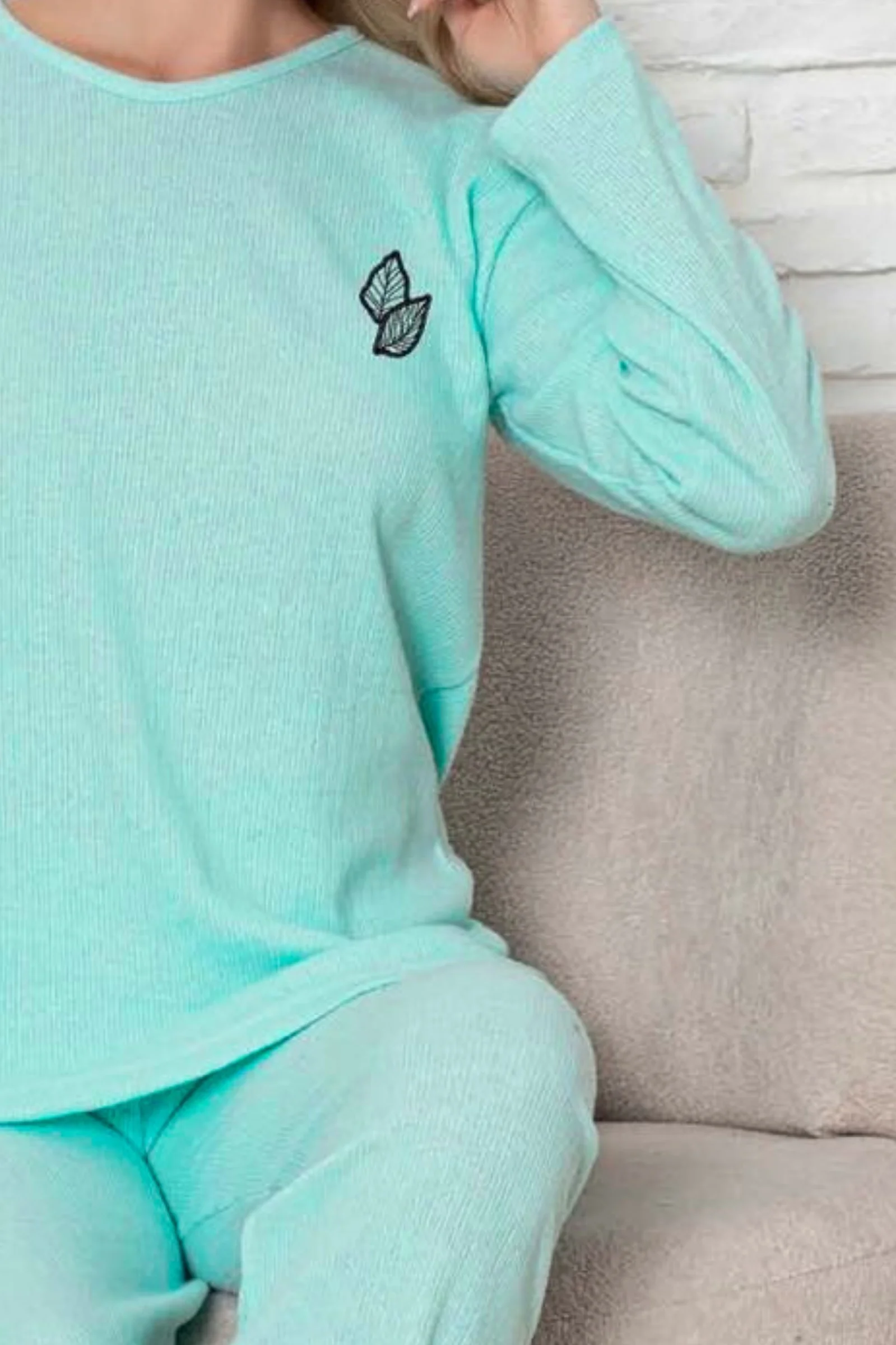 Kalın Kışlık İnterlok Şeritli Uzun Kollu Örme Pijama Takımı, Bebe Mavisi, M Fiyatı, Yorumları ve Özellikleri