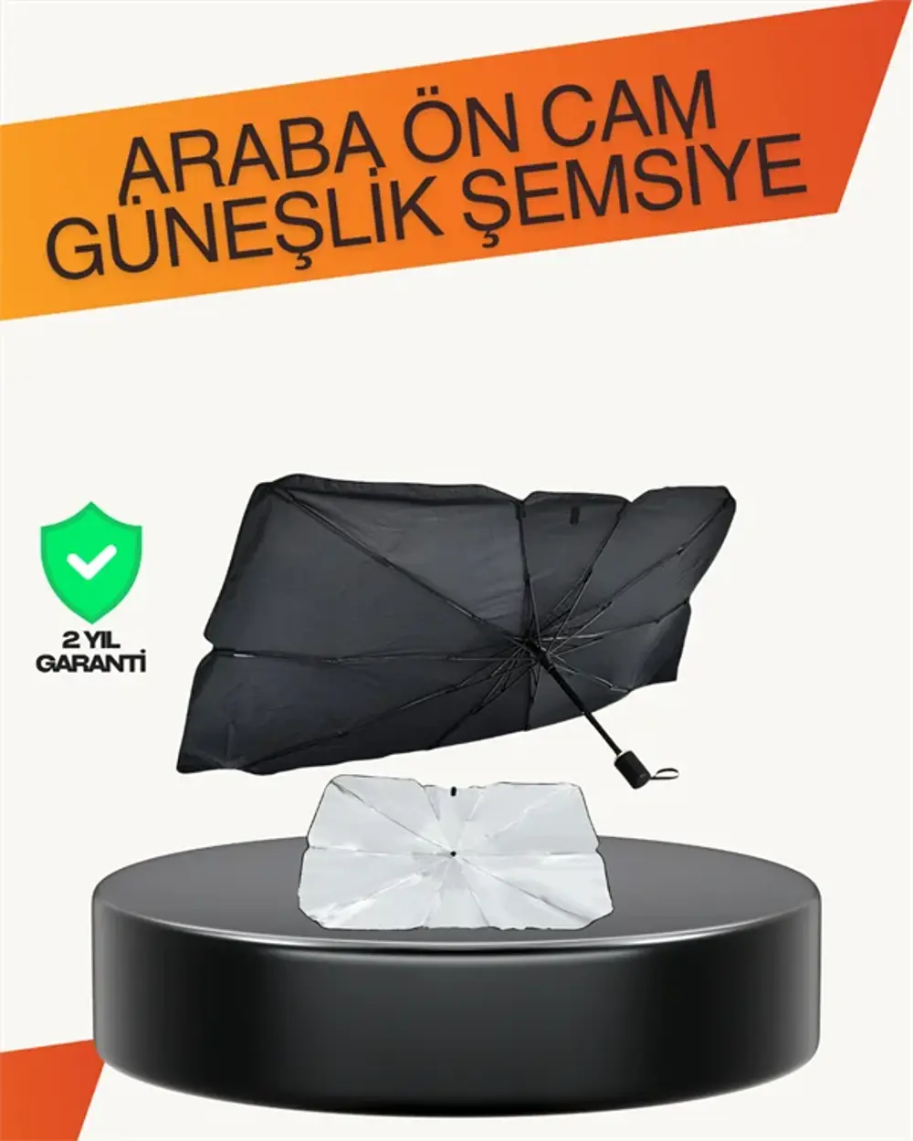 Kalın Kumaşlı Ön Cam Güneşliği – Solmaz, Deforme Olmaz, Uzun Ömür