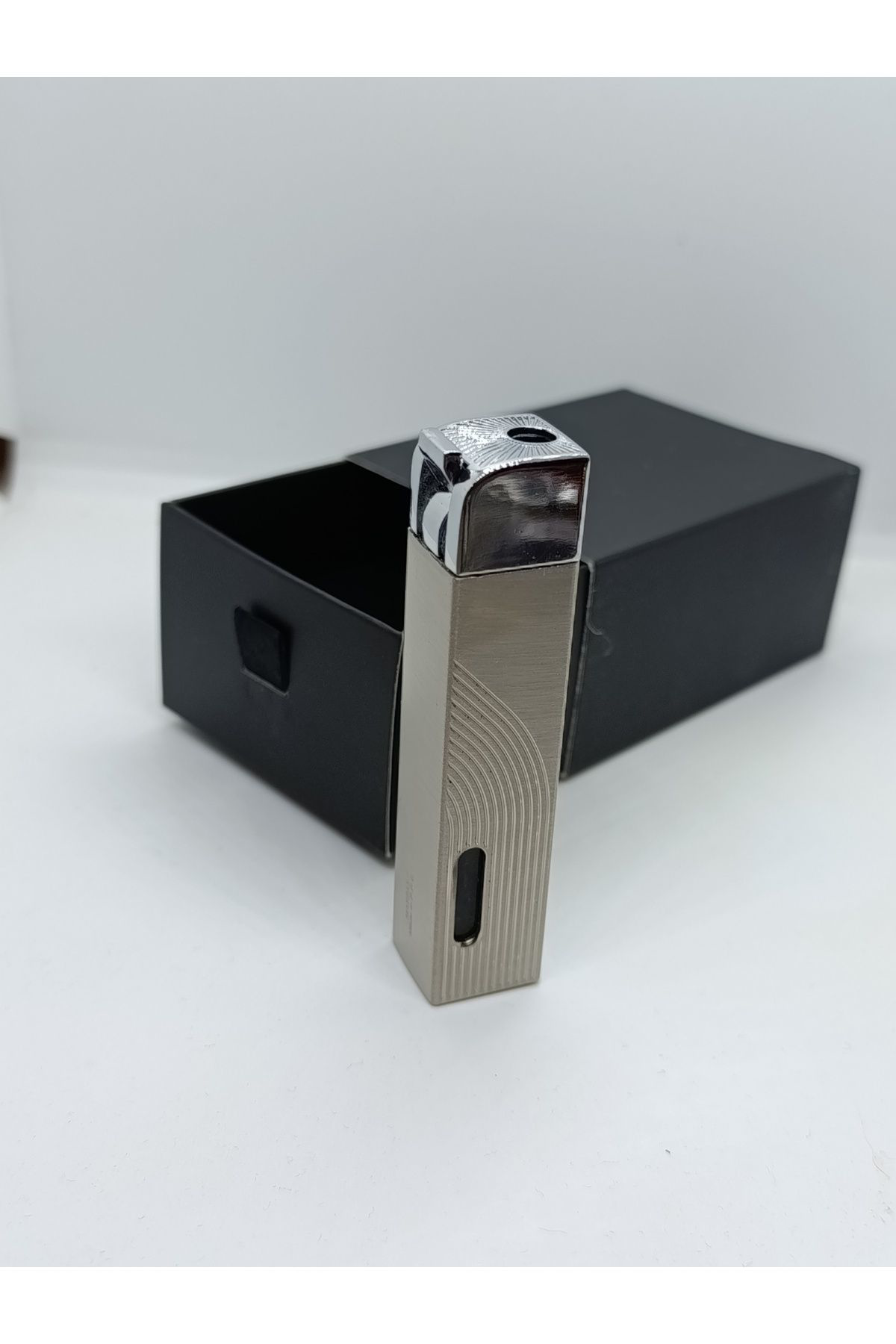 Pnp Kalın Puro Çakmağı Tek Çıkış Mavi Pürmüzlü Lüks Çakmak