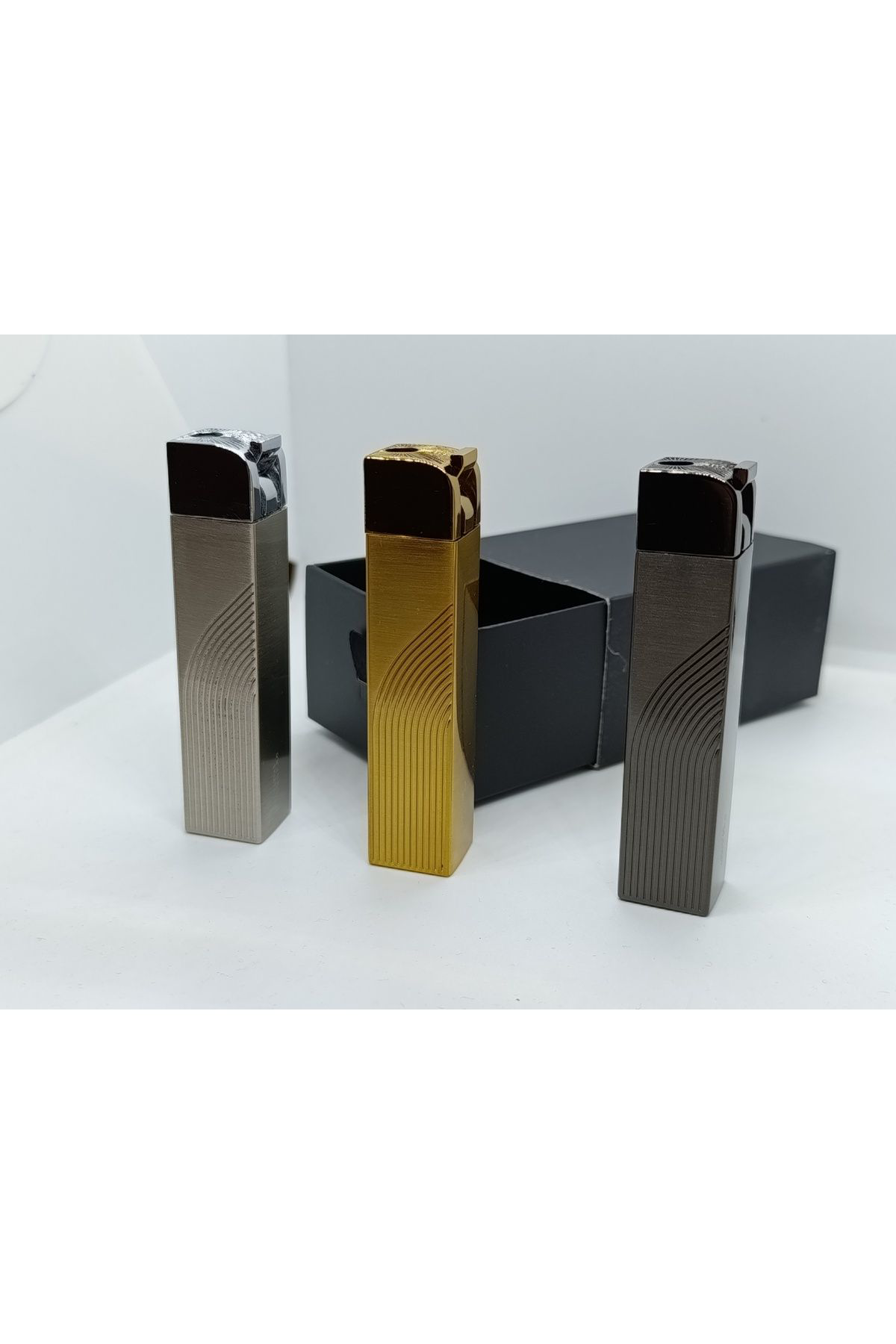 Pnp Kalın Puro Çakmağı Tek Çıkış Mavi Pürmüzlü Lüks Çakmak