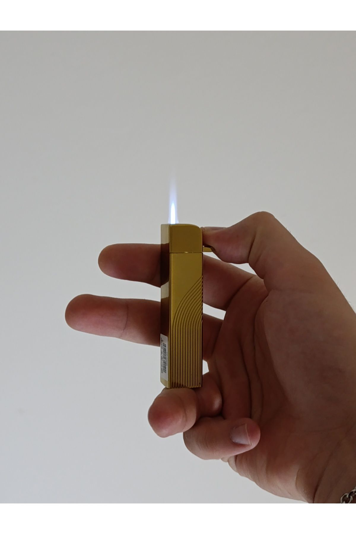 Pnp Kalın Puro Çakmağı Tek Çıkış Mavi Pürmüzlü Lüks Çakmak