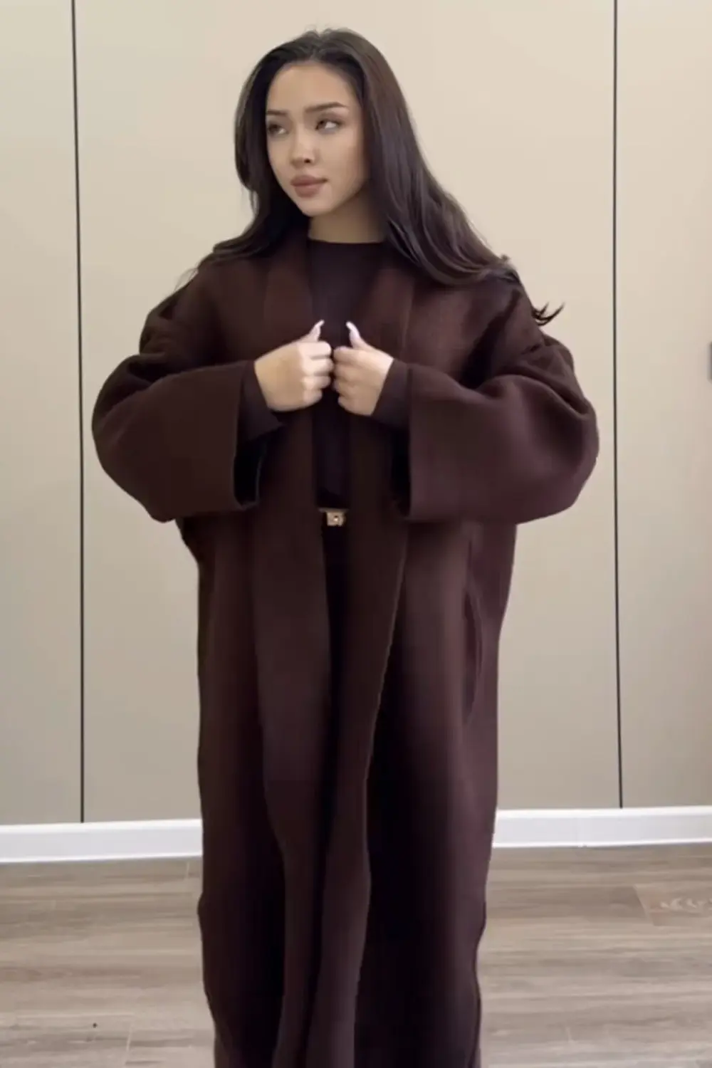 KALIN UZUN OVERSİZE SALAŞ HIRKA BÜYÜK BEDEN UYUMLU