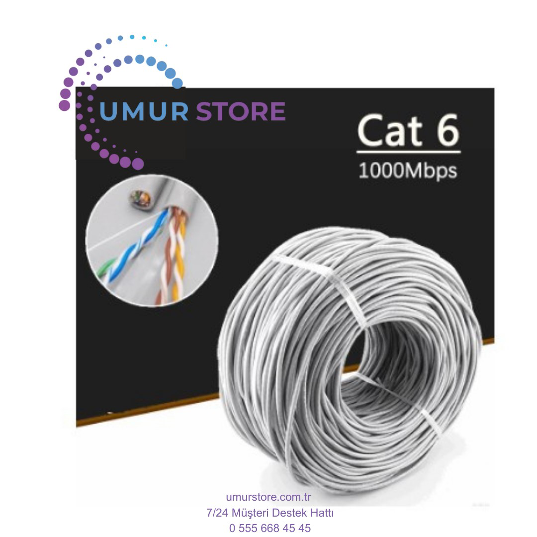 Kaliteli 60MT 60M 60 Metre Cat6 Cat 6 Cat6 Network Ethernet Kablo