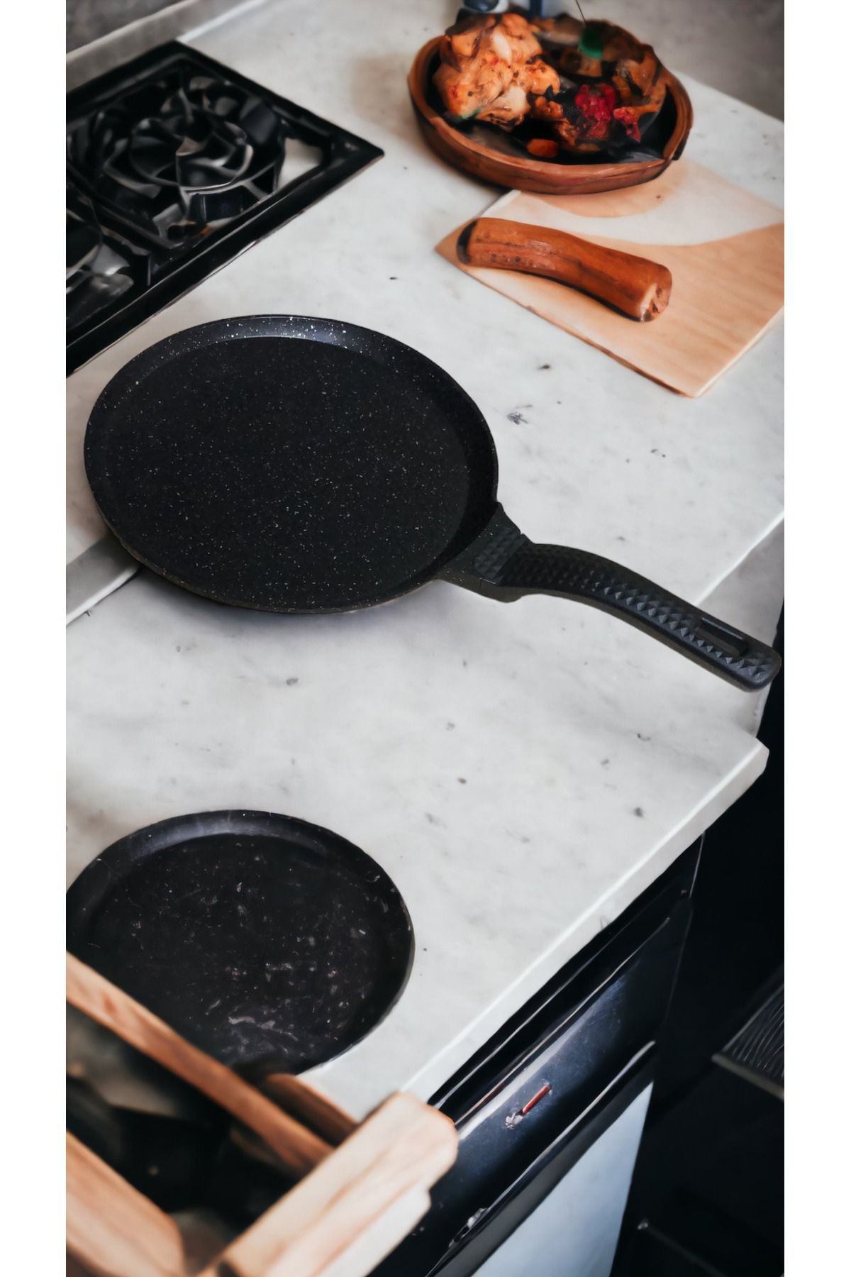 Kaliteli Aleminyum Döküm Krep Tavası