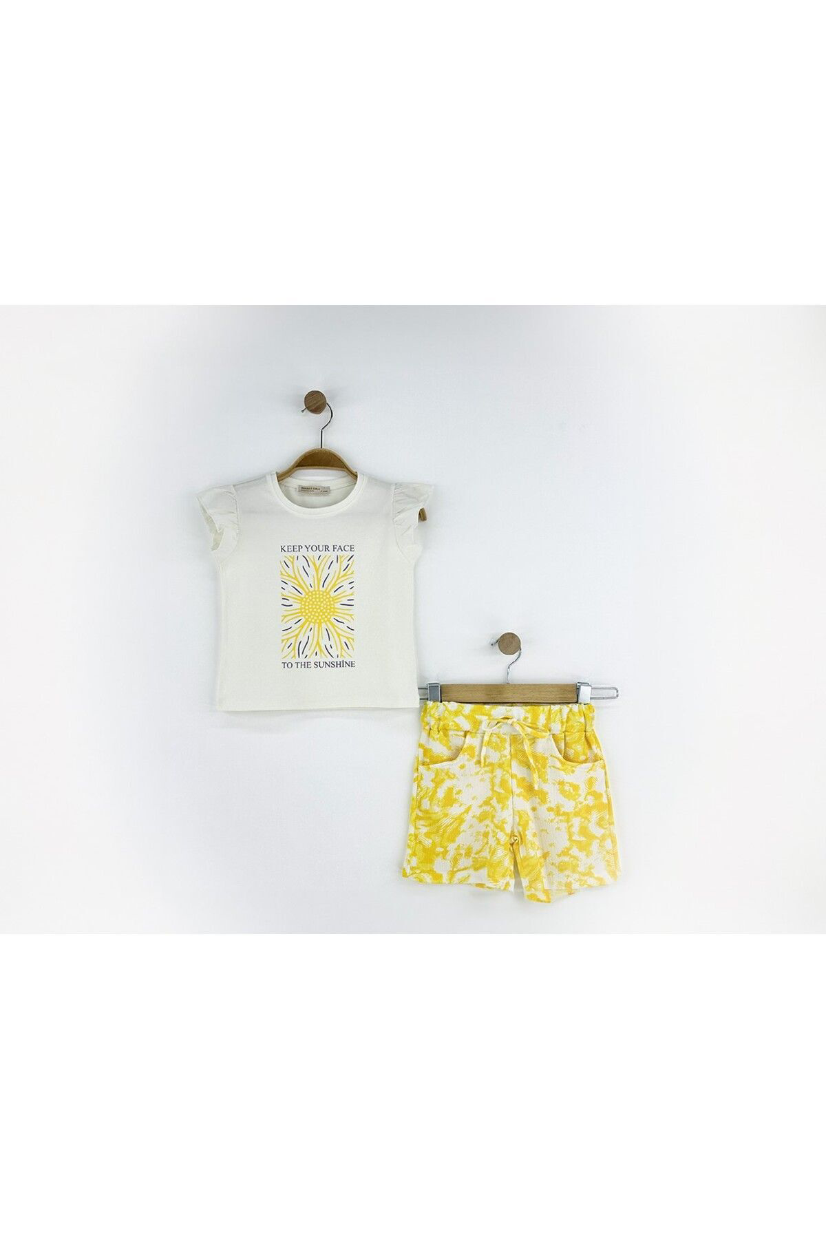 kaliteli cocuk takımı alt üst şort tişört