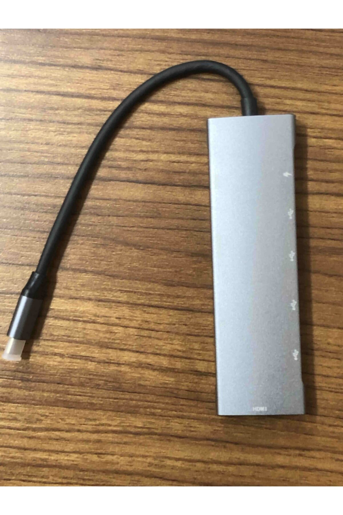 Kaliteli Gri Metal Kasa 9-in-1 Usb Type-c Hub Hdmı Şarj Usb 3.0 P