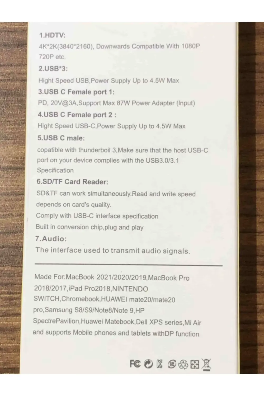 Kaliteli Gri Metal Kasa 9-in-1 Usb Type-c Hub Hdmı Şarj Usb 3.0 P