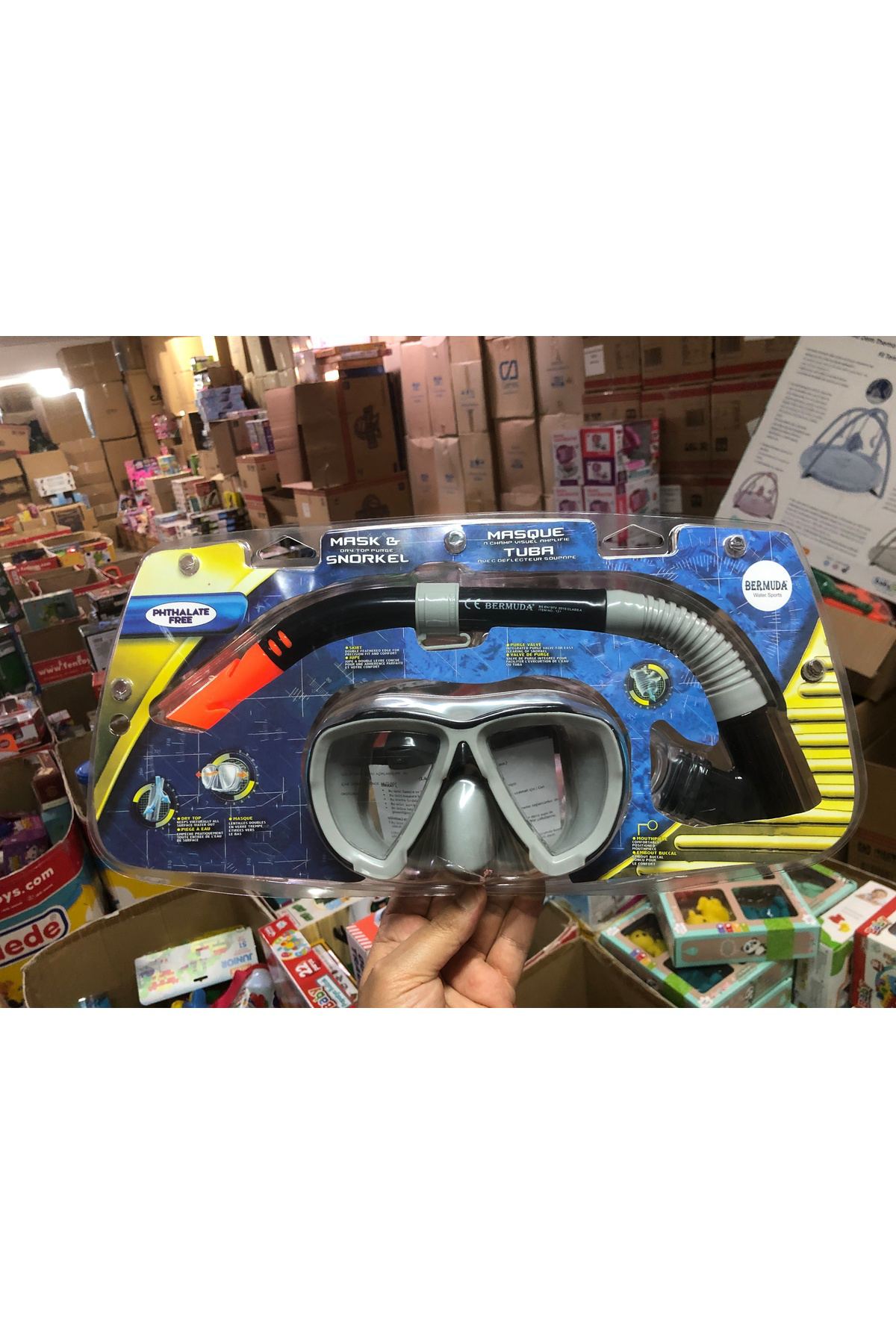 Oyuncak Store Kaliteli Maske Ve Snorkel Seti