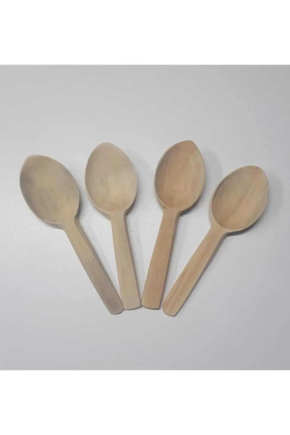 Kaliteli Şimşir Ağacı 1 Set 4 Adet Oyun Kaşığı