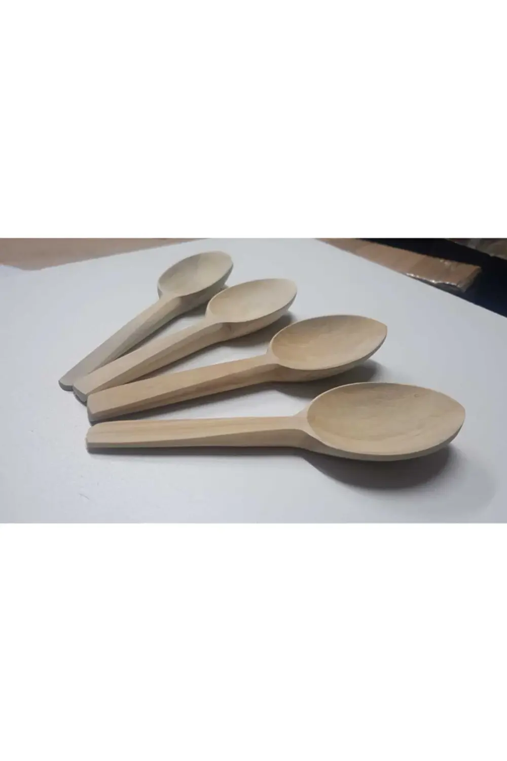 Kaliteli Şimşir Ağacı 1 Set 4 Adet Oyun Kaşığı