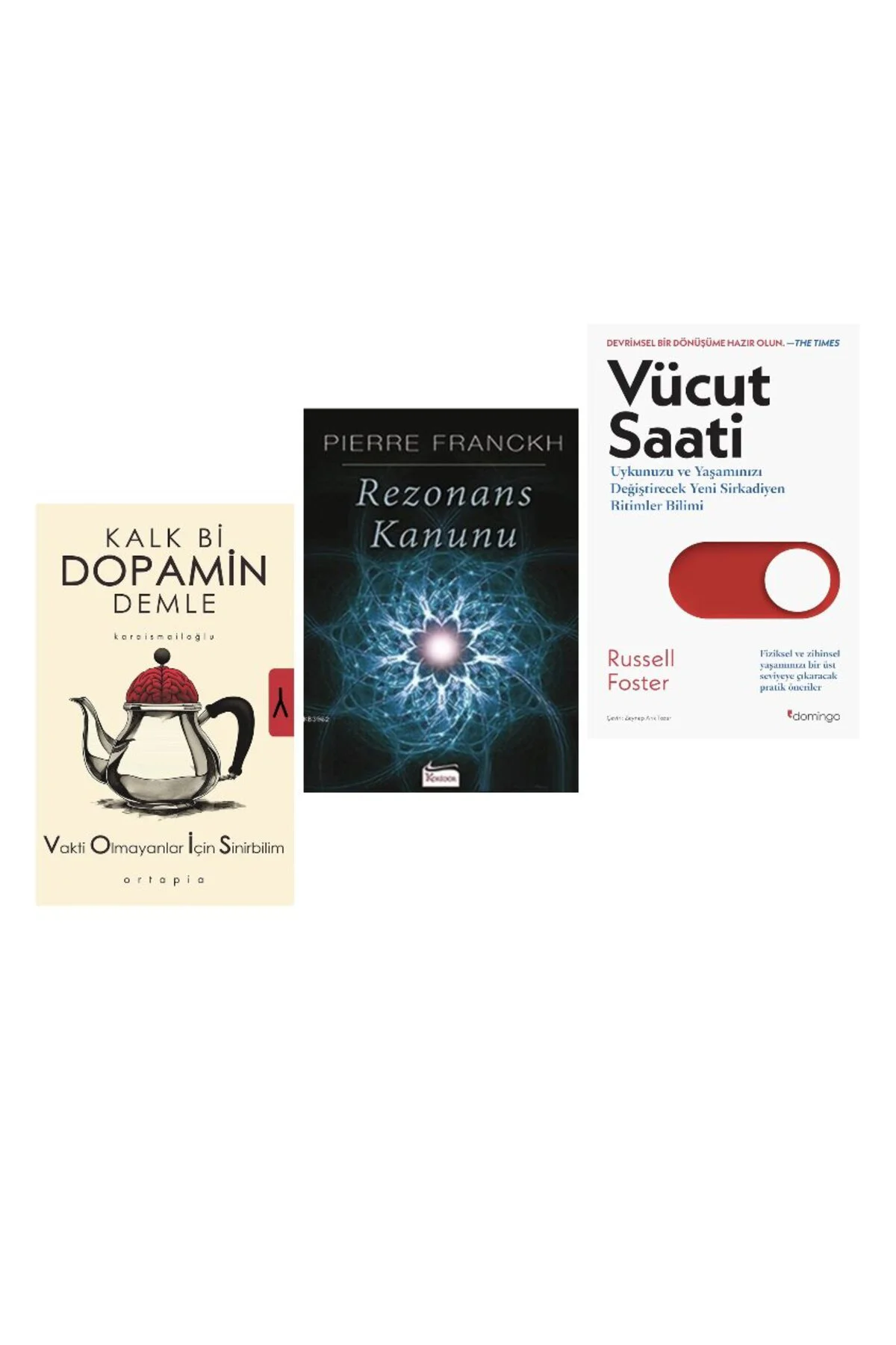 KALK BI DOPOMIN DEMLE+REZONANS KANUNU+VUCUT SAATI= 3 SET