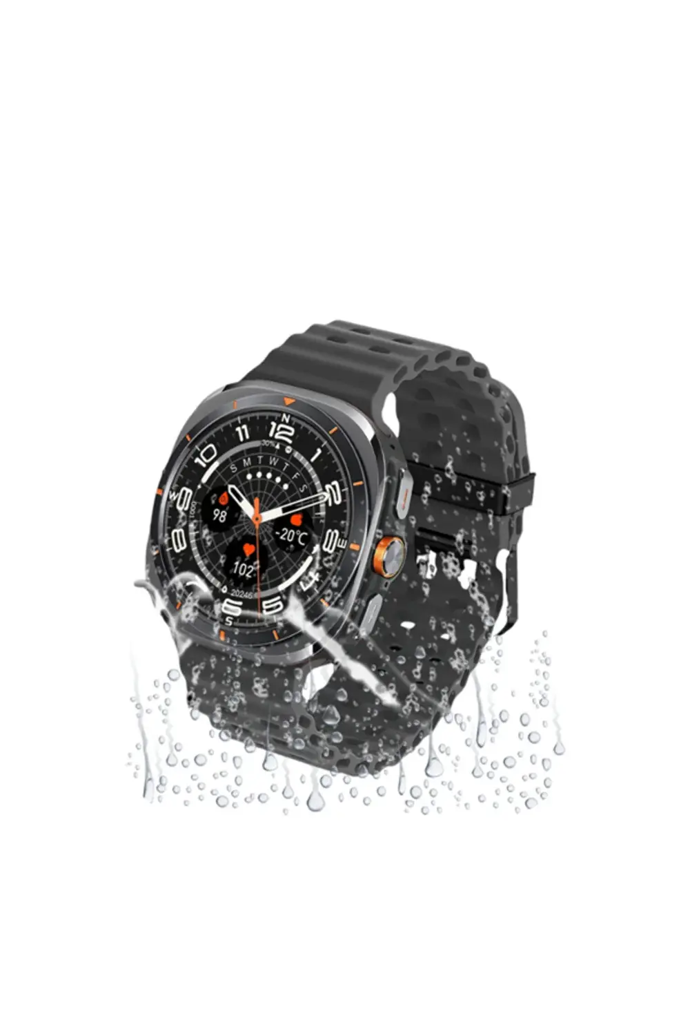 Kalori ve Nabız Ölçen Akıllı Saat | Sağlık Takip Fonksiyonlu | Si