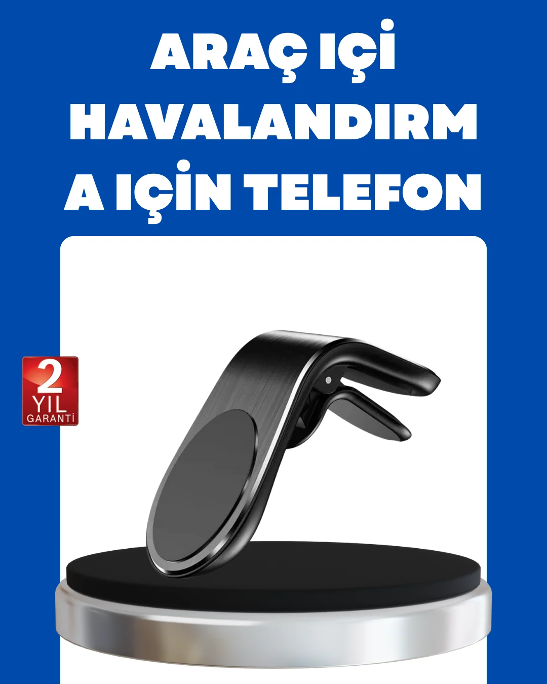 Kalorifer Izgaralı Manyetik Telefon Tutucu – Sarsıntı Geçirmez