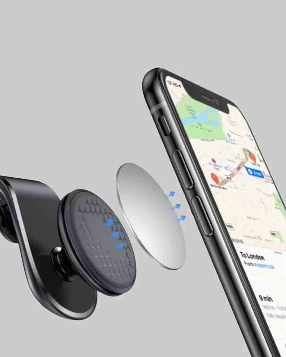 Kalorifer Izgaralı Manyetik Telefon Tutucu - Arabada Sarsıntı Geçirmez Yeni Nesil