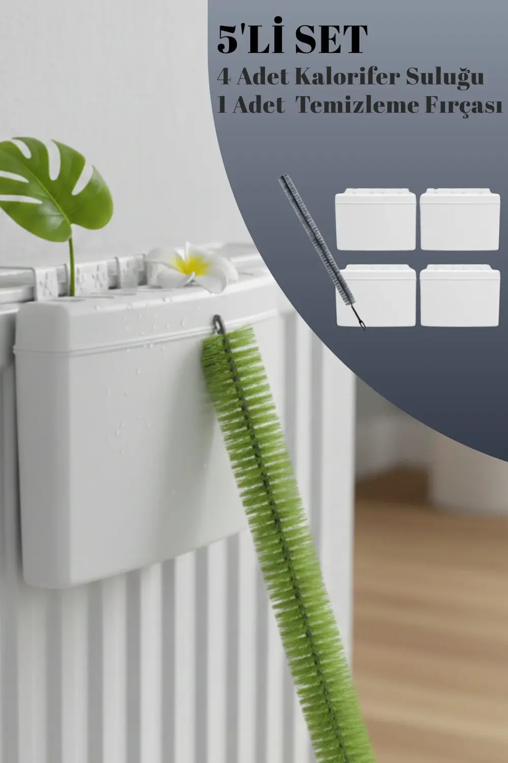 Kalorifer Suluk Seti - 4 Adet Kalorifer Suluğu 1 Adet Petek Temiz