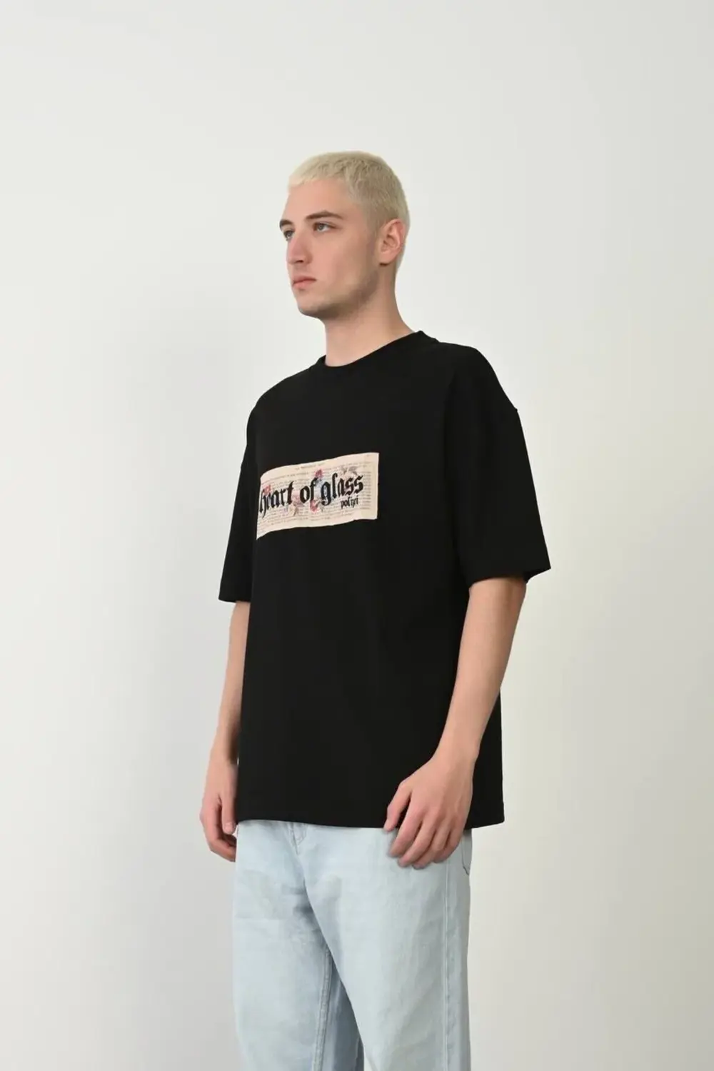 Kalp Baskılı T-shirt