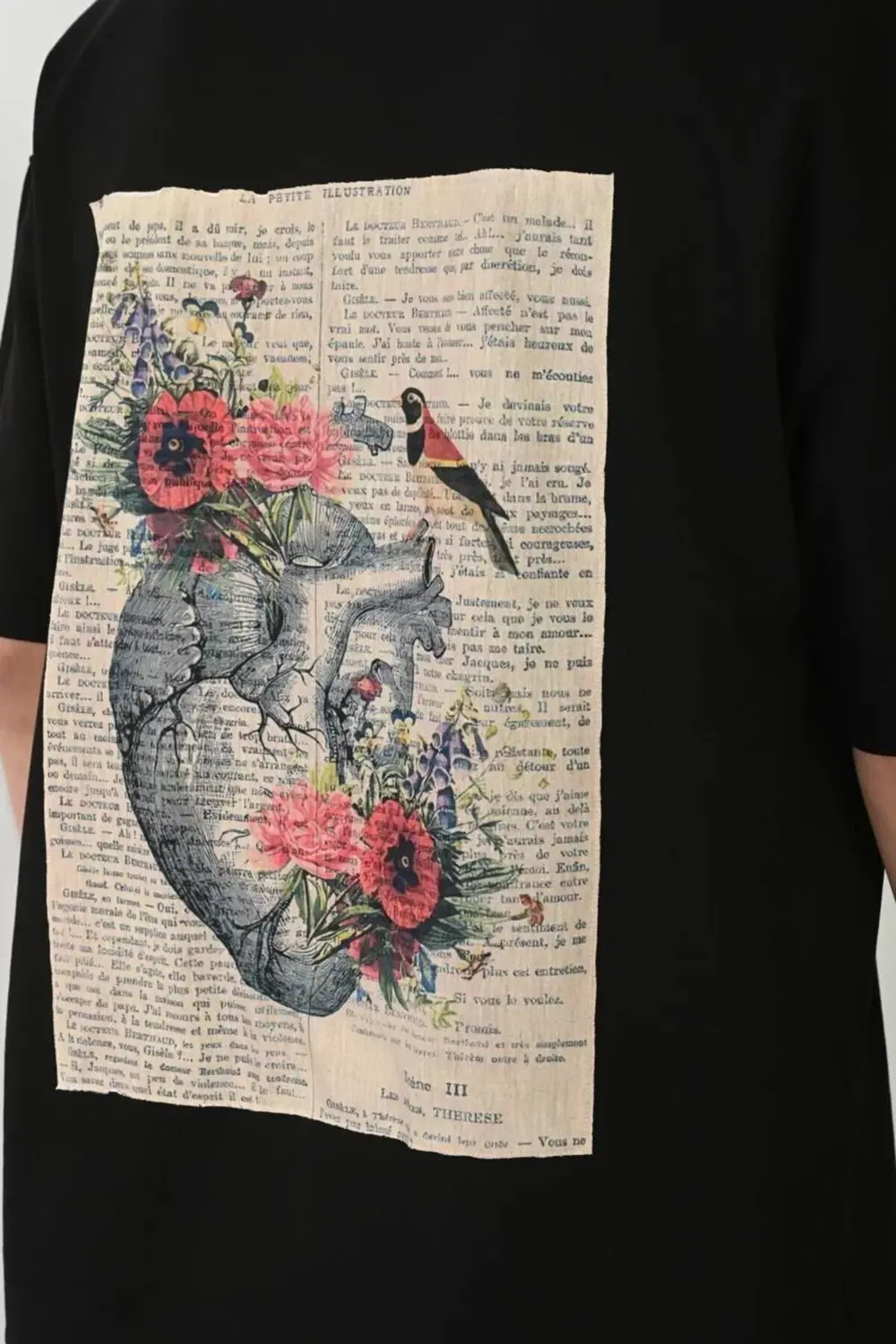 Kalp Baskılı T-shirt