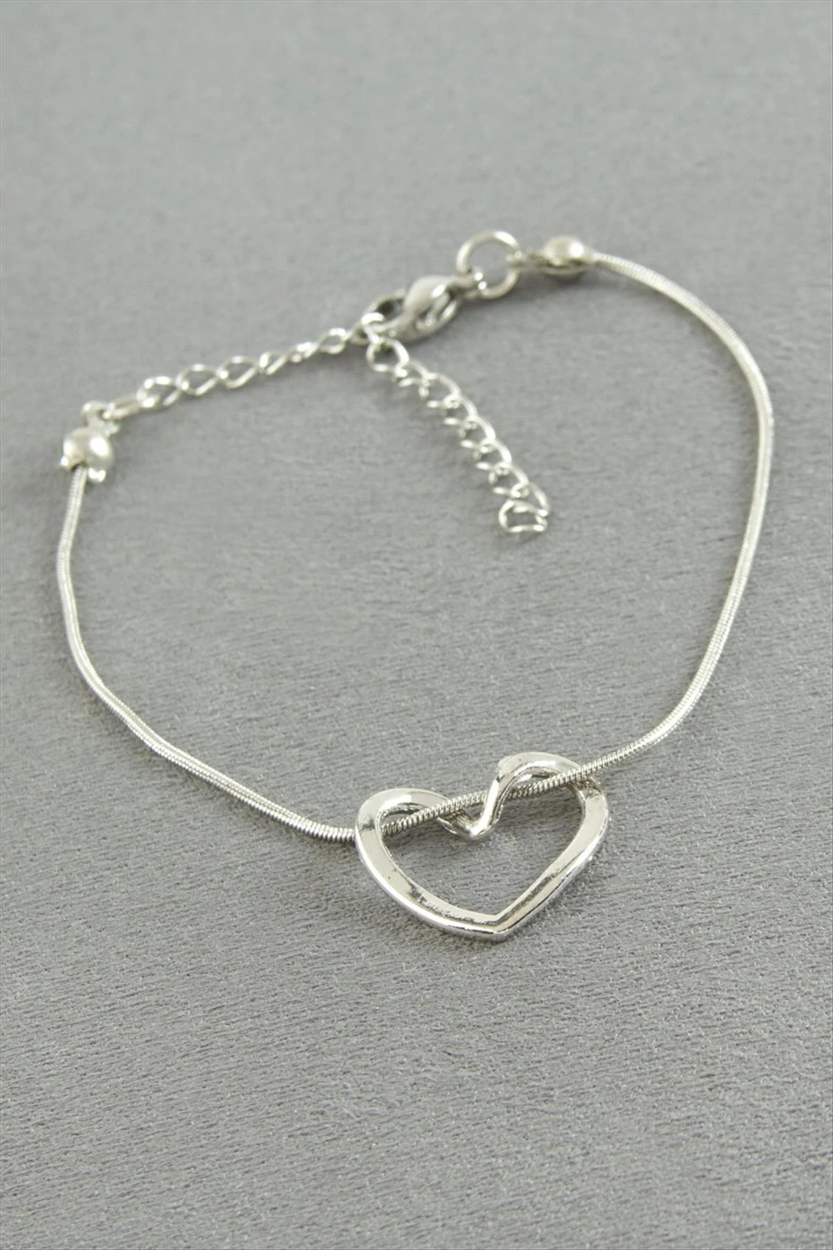 Kalp Çelik Bileklik