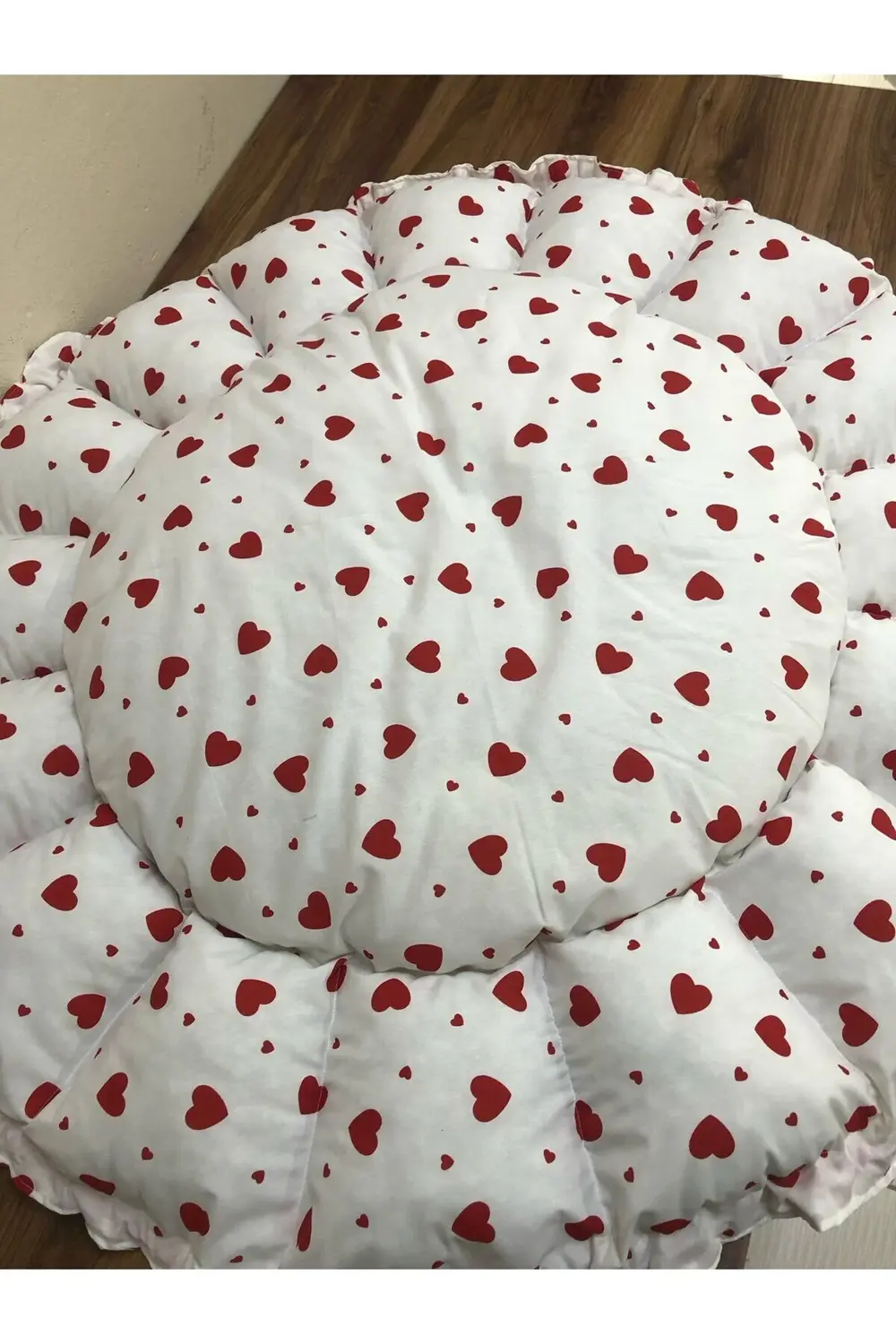 KALP DESENLİ BEBEK YATAĞI , OYUN MİNDERİ