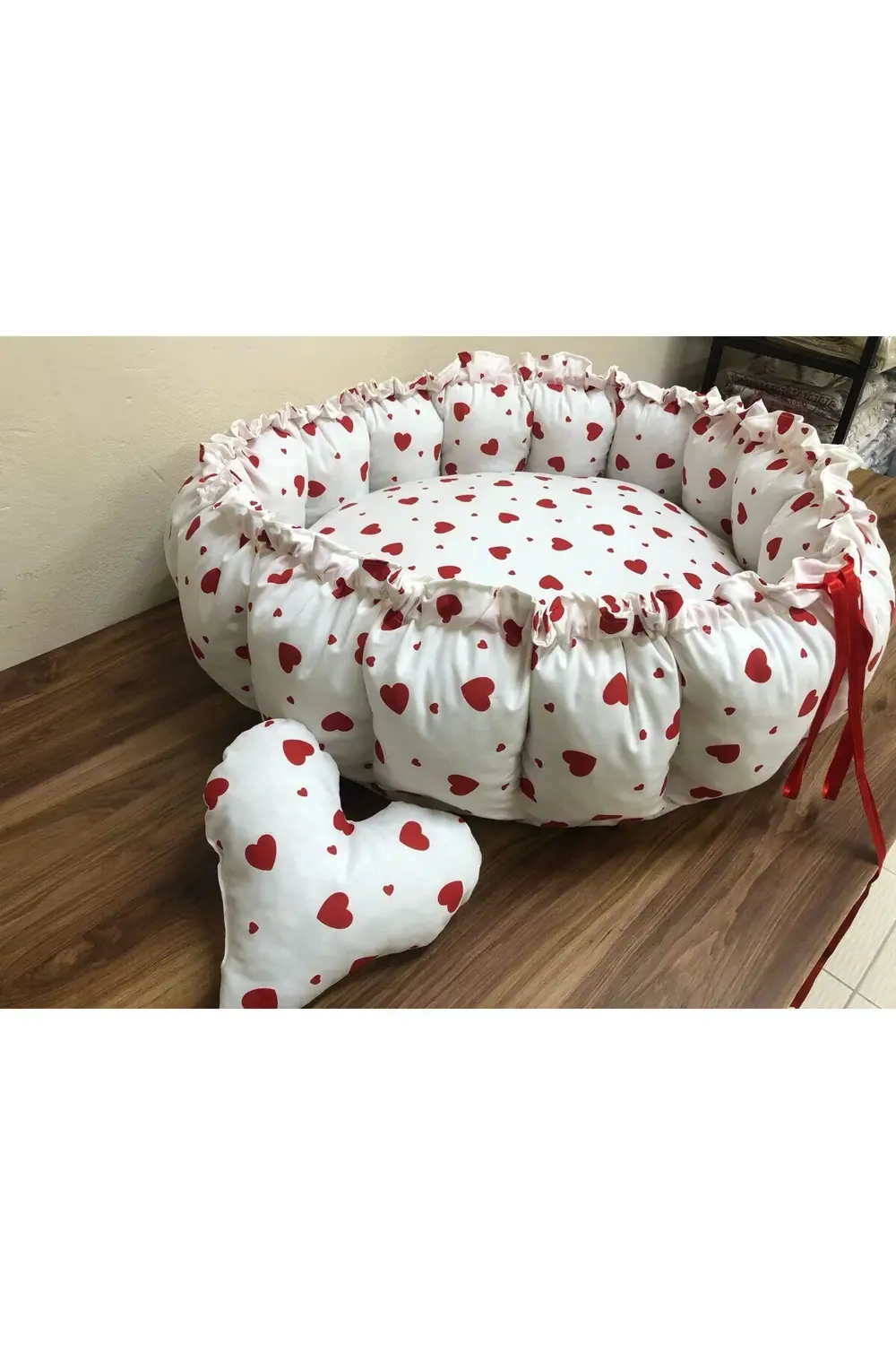 KALP DESENLİ BEBEK YATAĞI , OYUN MİNDERİ