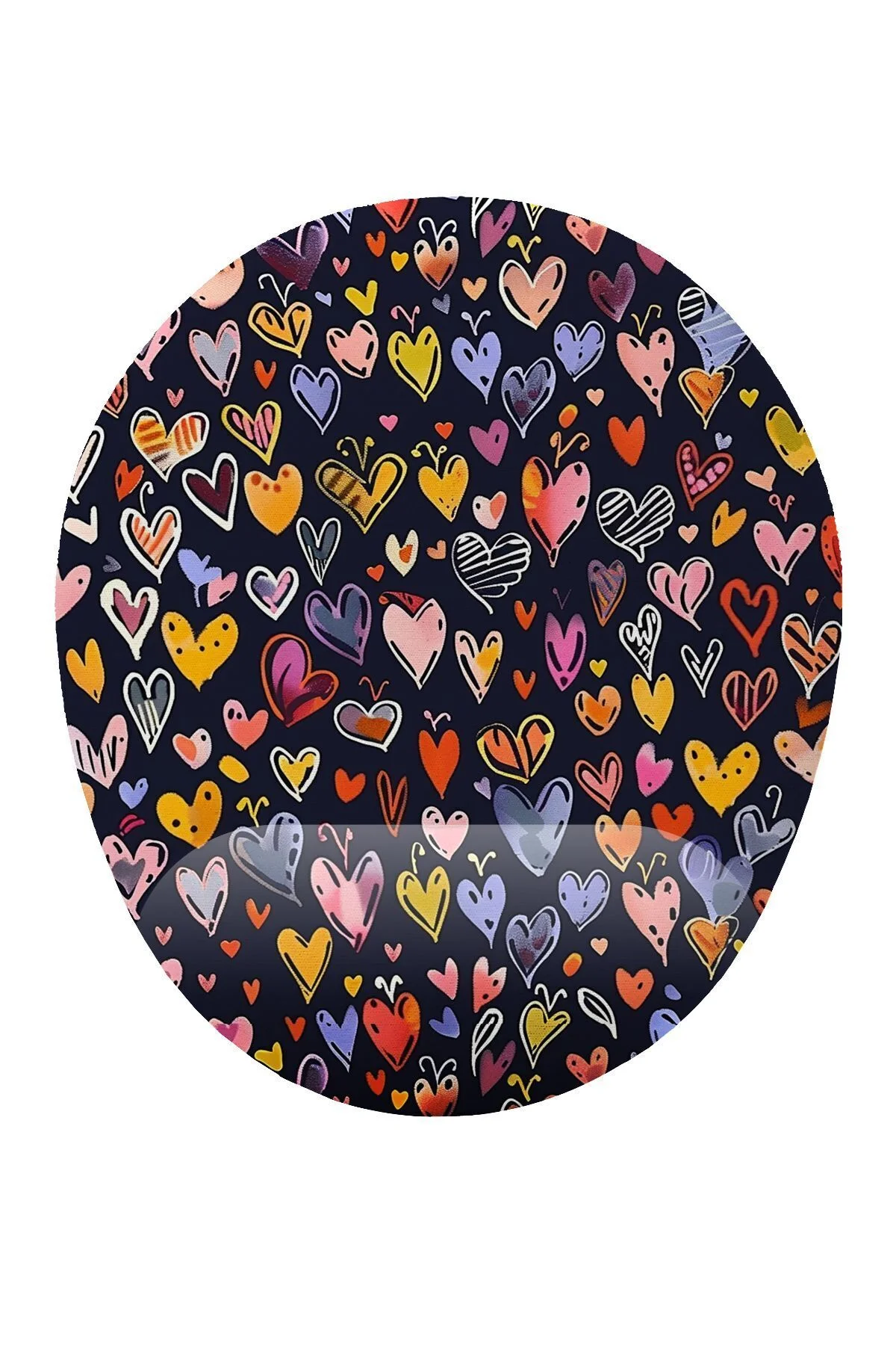 Kalp Desenli Bilek Destekli Kaymaz Buruşmaz Kırılmaz Mouse Pad Kalp Desenli Bilek Destekli Kaymaz Buruşmaz Kırılmaz Mouse Pad