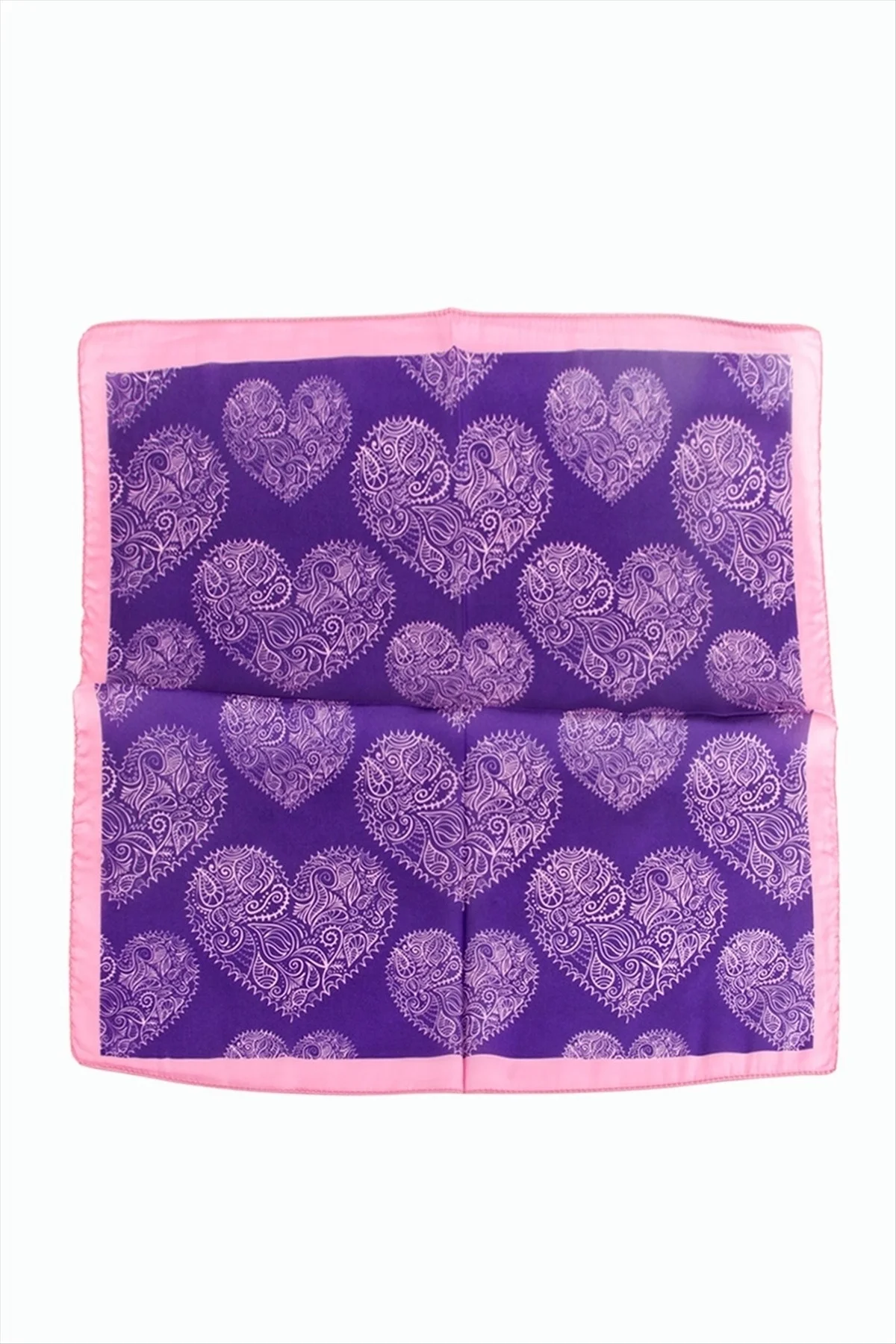 Kalp Desenli Zr Şifon Fular 50*50 cm Fiyatı, Yorumları ve Özellikleri