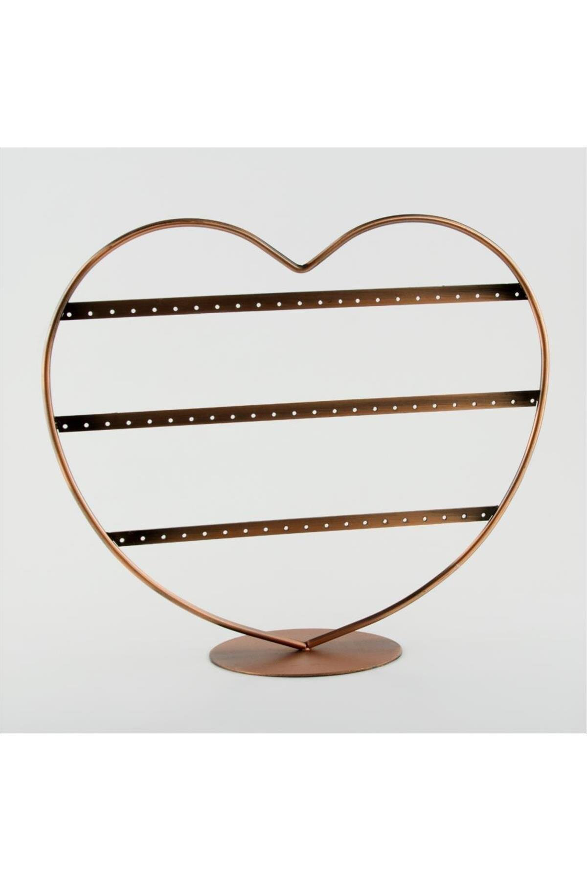 Kalp Figürlü Küpe Standı