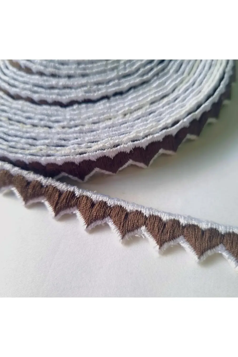 Kalp Motifli Şerit Nakış Modeli | Nakış Aksesuar ( ) 1088605