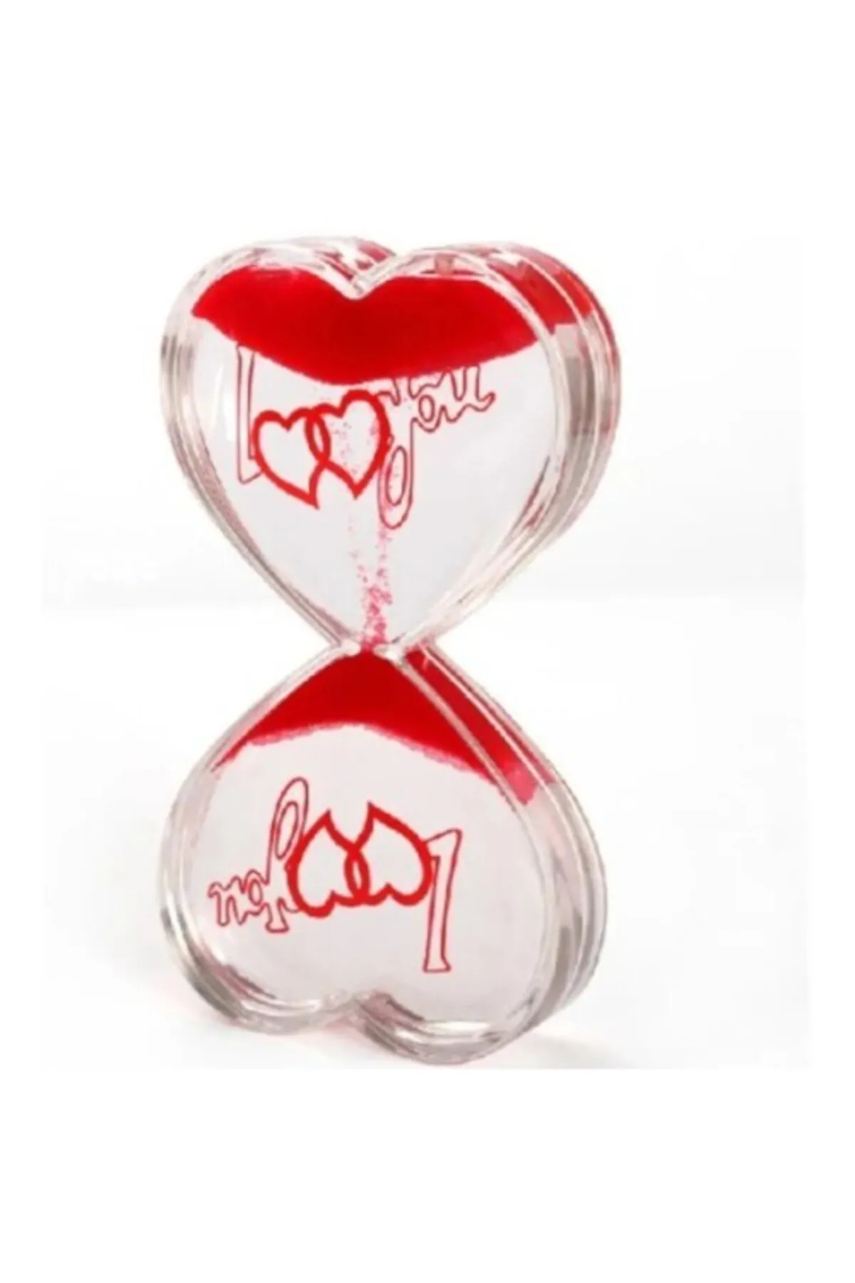 Kalp Şeklinde Jel Kum Saati