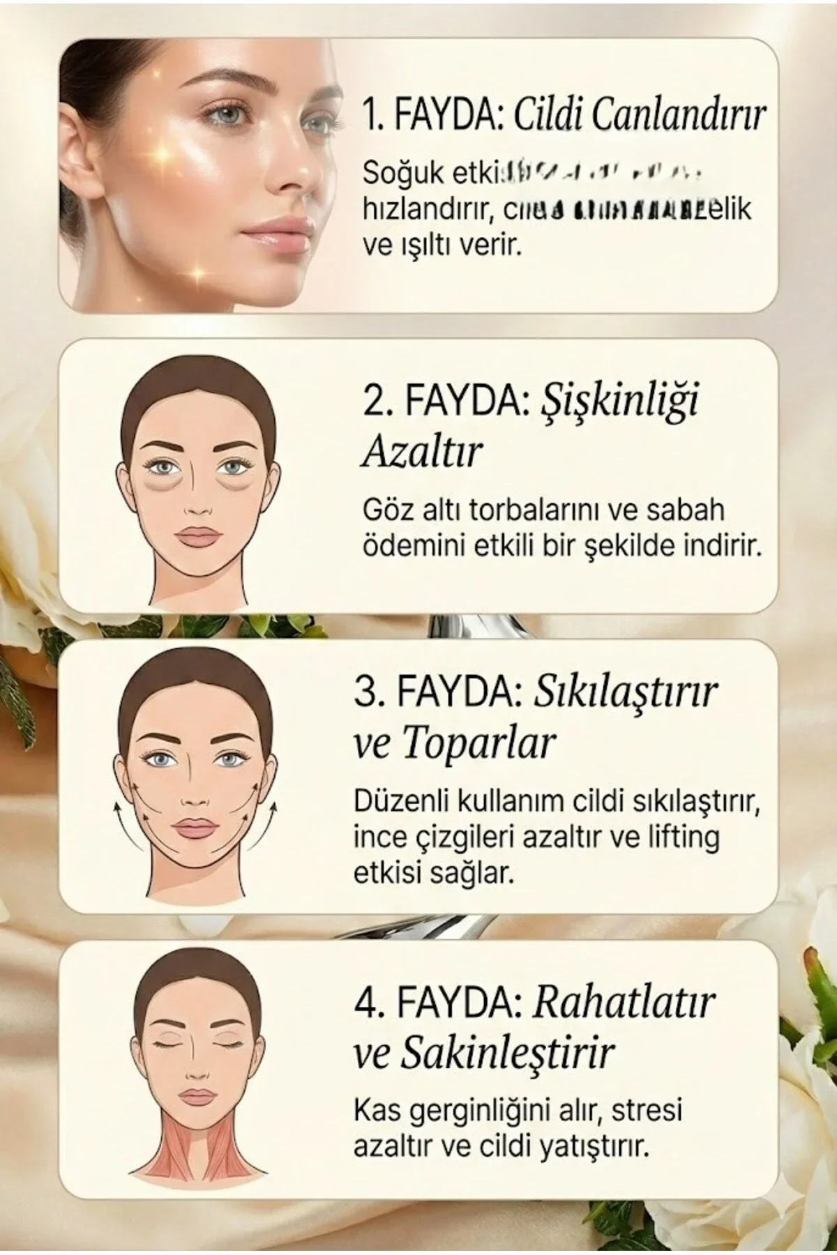 Kalp Şeklinde Soğuk Yüz Masaj Aleti - Cilt Sıkılaştırıcı ve Şişkinlik Giderici Cryo Sticks Kalp Şeklinde Soğuk Yüz Masaj Aleti - Cilt Sıkılaştırıcı ve Şişkinlik Giderici Cryo Sticks