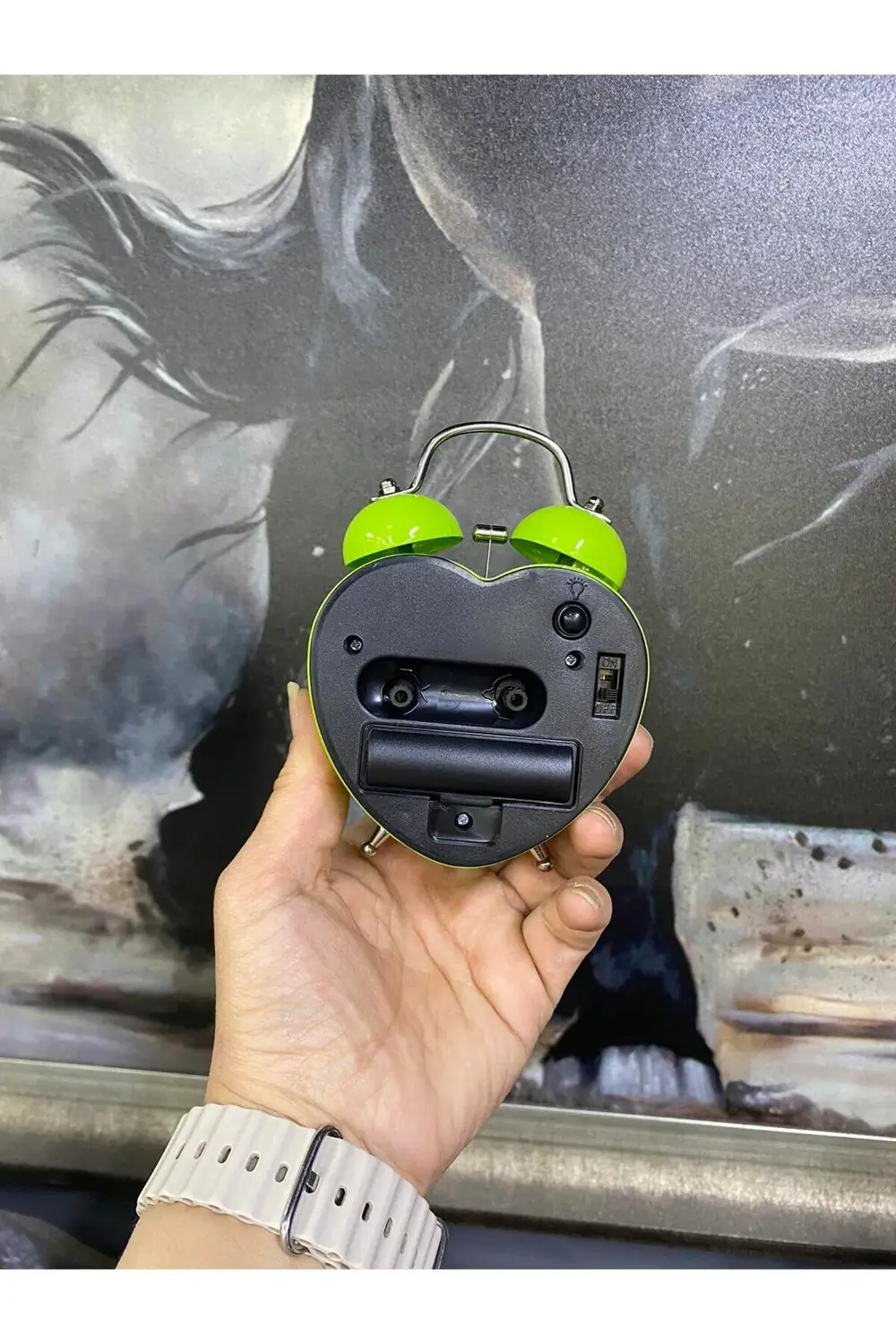 Kalp Temalı Çalar Saat