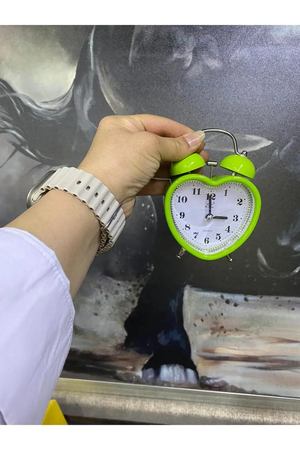 Kalp Temalı Çalar Saat