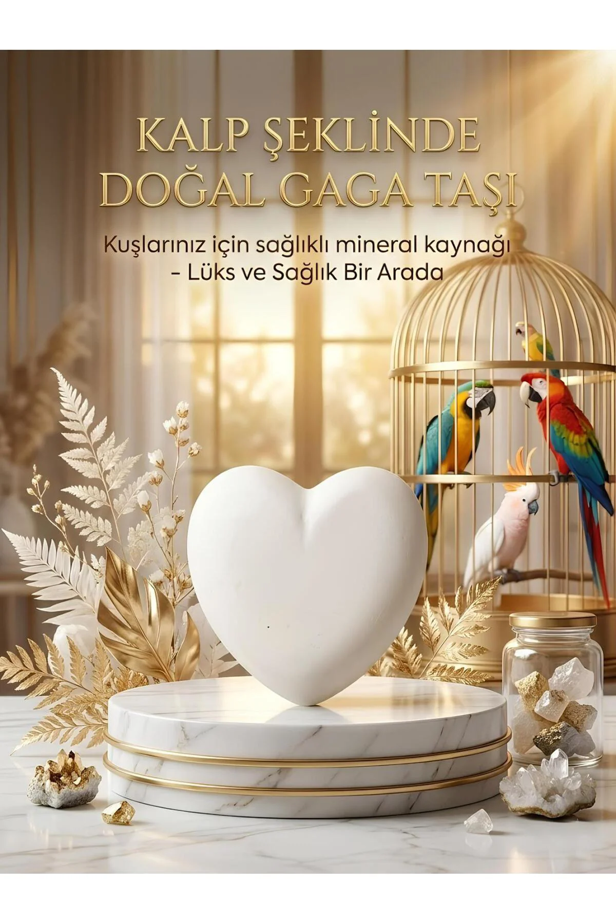 Kalpli Gaga Taşı x 3 Adet