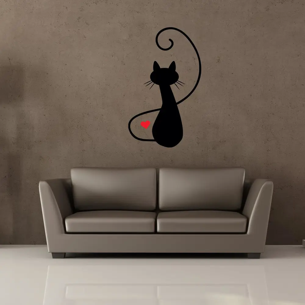 KALPLİ KEDİ FOLYO STİCKER DERSTV735