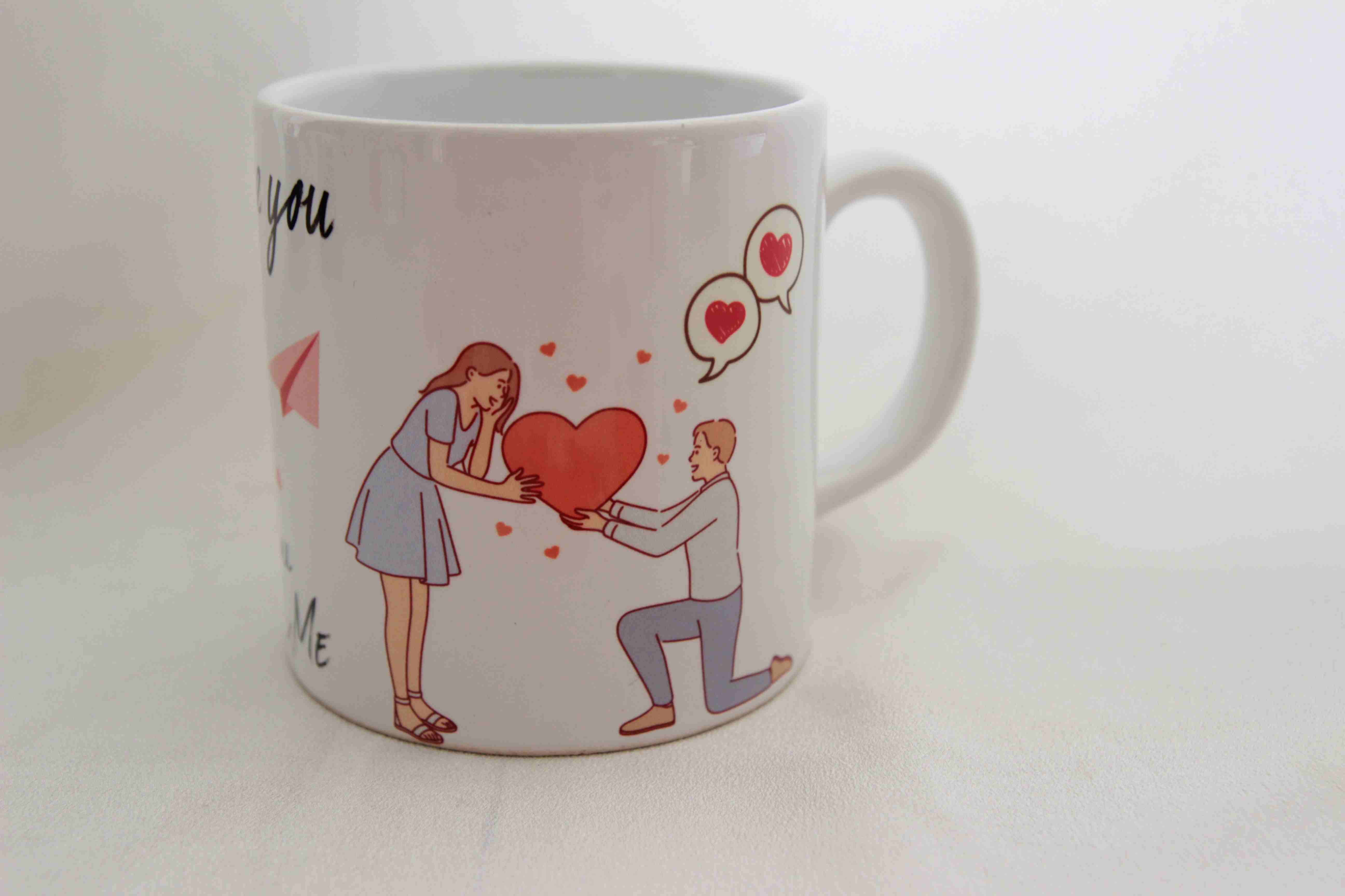 Home Kalpli Led İşık , Aşk Temalı Kupa Ve 365 Gün Aşk Sözleri Sevgiliye Özel Hediye