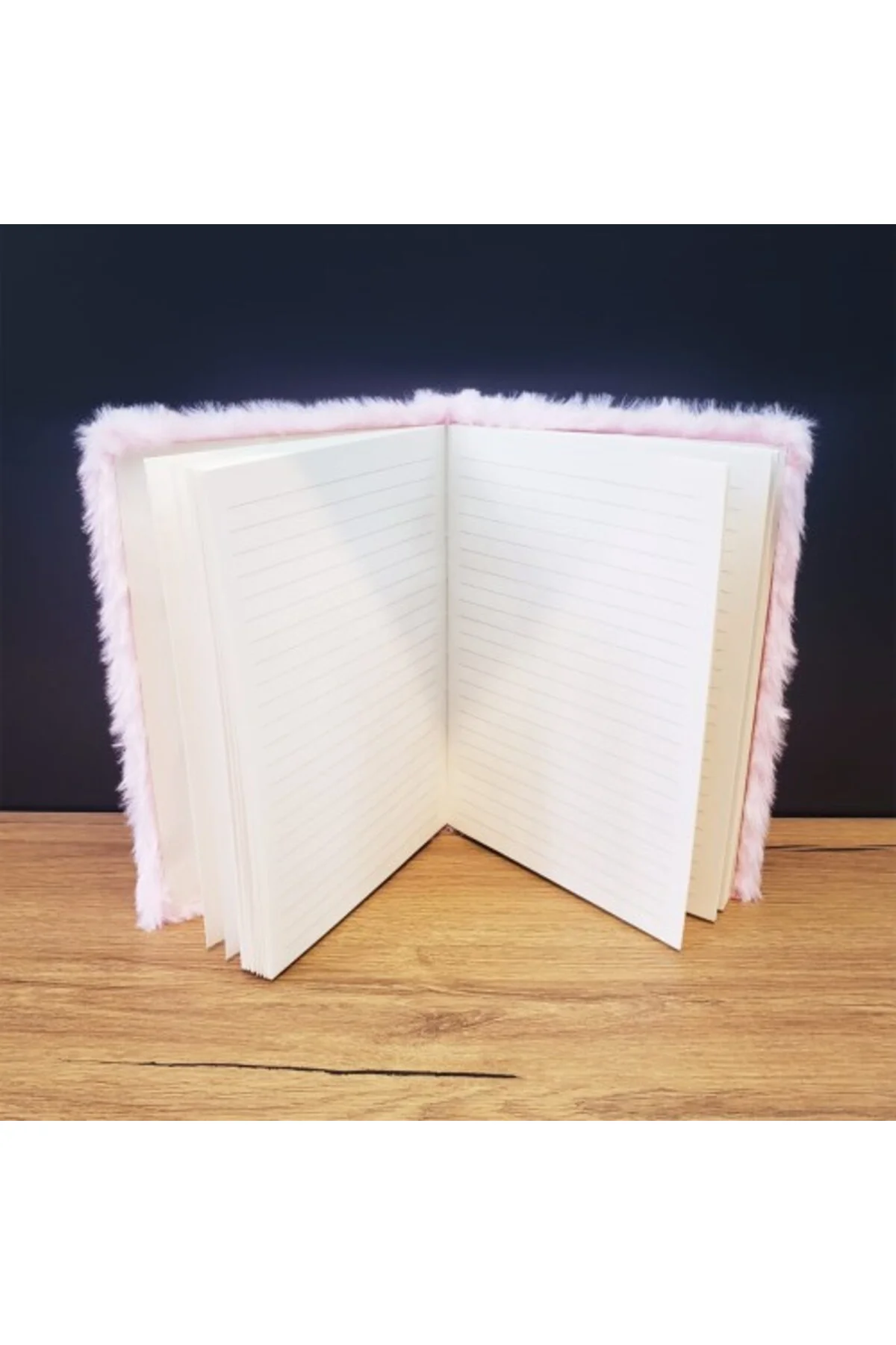 Kalpli Peluş Kapaklı Defter Hediyelik