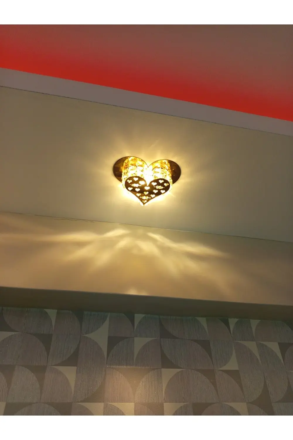 Kalpli spot özel tasarım Gold lazer kesim apex