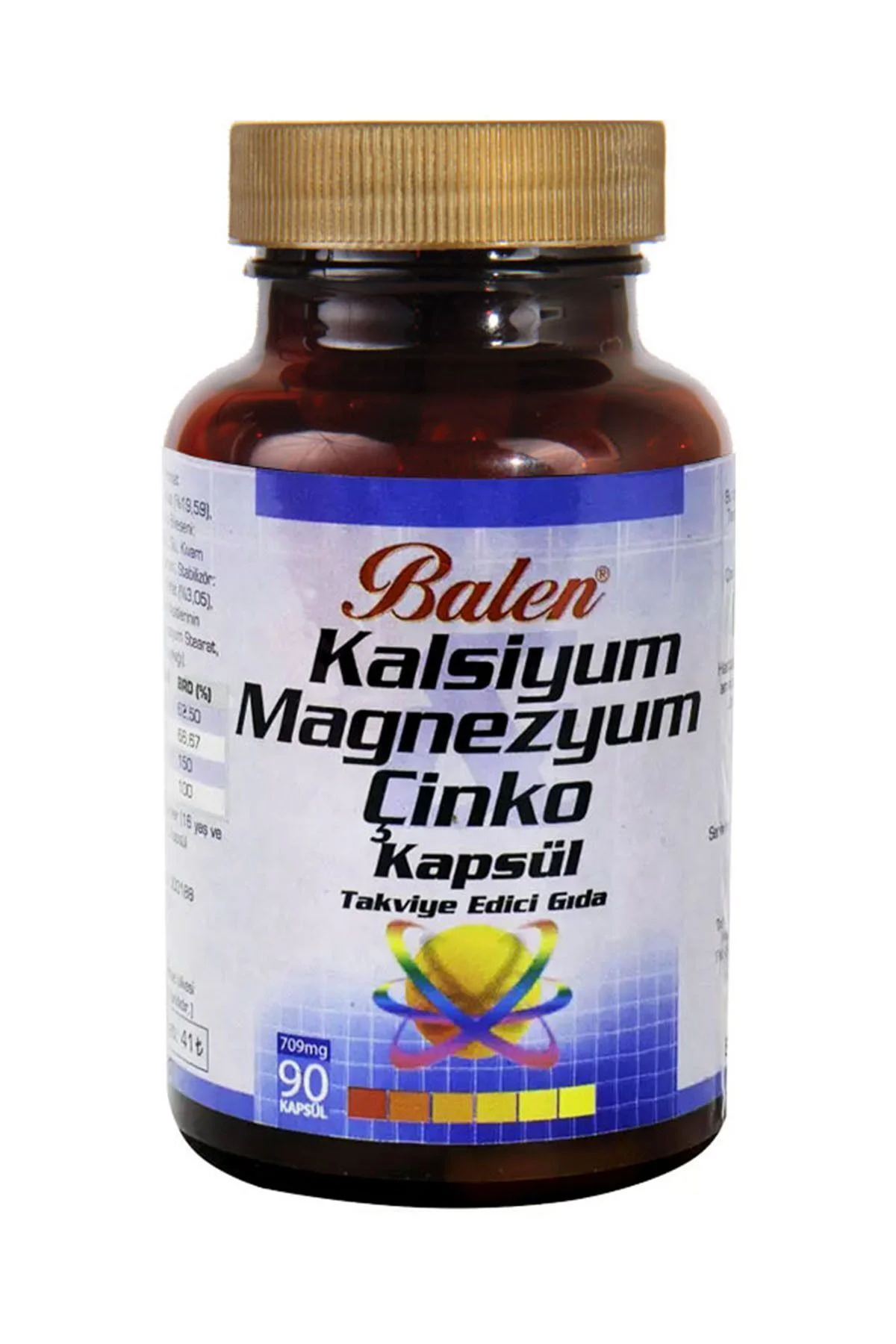 Kalsiyum Magnezyum Çinko 709 Mg 90 Kapsül X 2 Adet