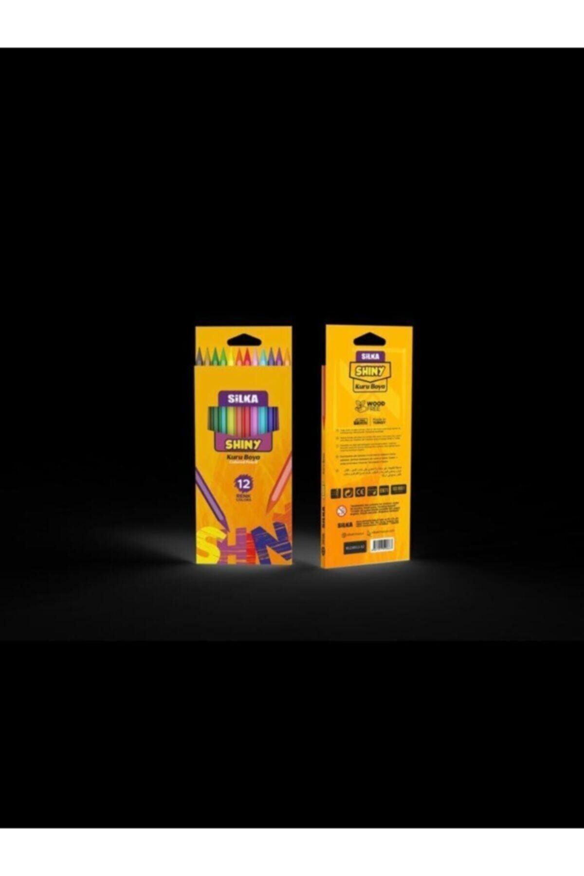 Silka Kaly Shiny 12 Renk Boya Kalemi