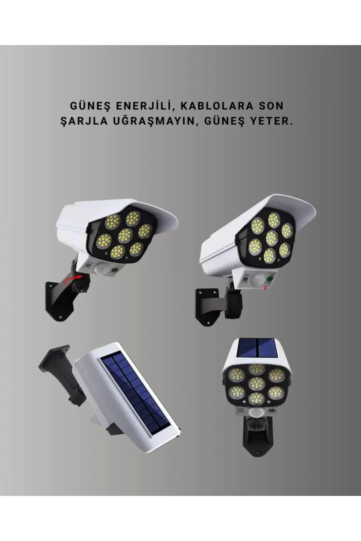 KAMERA GÖRÜNÜMLÜ BAHÇE LAMBA