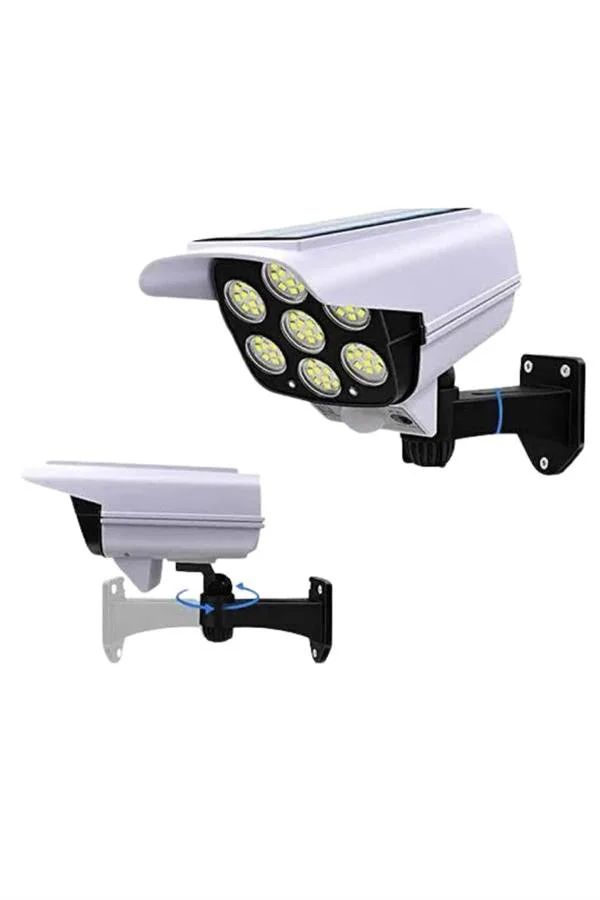 Kamera Görünümlü Dönebilen Bahçe Aydınlatması - Güvenlik Kamerası ve Led Lamba İçin Mükemmel Çözüm