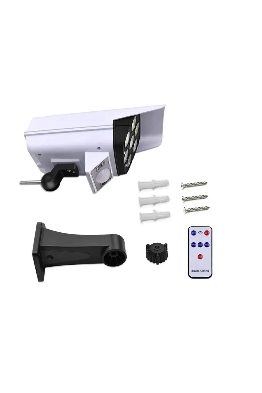 Kamera Görünümlü Hareket Sensörlü Uzaktan Kumandalı Solar Bahçe L